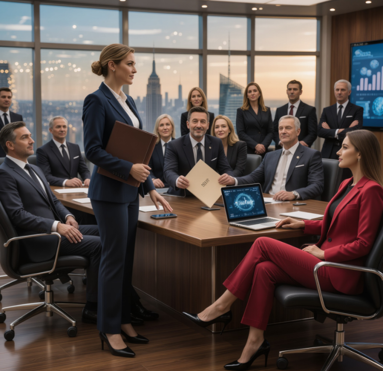 NA SPOTKANIE W SPRAWIE AWANSÓW UŚMIECHNĘŁAM SIĘ I POWIEDZIAŁAM: „NIE MOGĘ SIĘ DOCZEKAĆ PODWYŻKI”. MÓJ MĄŻ, SZEF, ROZEŚMIAŁ SIĘ. „PODWÓŻKA? O NIE, DAŁEM JĄ TWOJEJ SIOSTRO”. DZIAŁ HR POTWIERDZŁ, ŻE W OGÓLE NIE BYŁAM ROZWAŻANA. MOJA SIOSTRA UŚMIECHNĘŁA SIĘ: „ZAPOMNIAŁAM O TYM WSPOMNIEĆ”. TEGO POPOŁUDNIA SPRZĄTNIŁAM BIURKO. ALE CO ZROBIŁAM PÓŹNIEJ? NIKT SIĘ TEGO NIE WIDZIAŁ