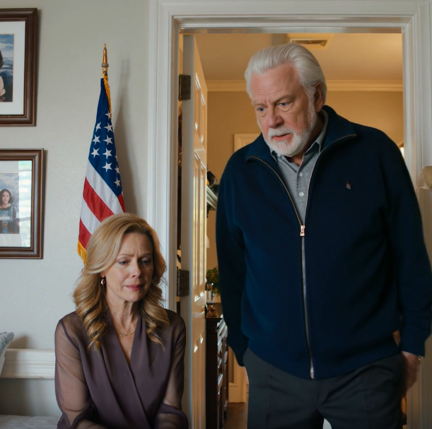 Pojechałem do naszego domku nad jeziorem na Święto Dziękczynienia i zastałem żonę siedzącą samotnie w sypialni i płaczącą. Na balkonie moja córka i jej mąż, razem z innym mężczyzną, radośnie stukali się kieliszkami szampana, rozmawiając o sprzedaży naszego domu.