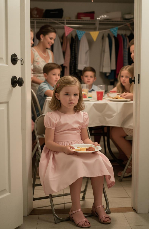 Podczas kolacji z rodziną mojego syna, moja mała wnuczka słodko podała mi kawałek chleba. Uśmiechnęłam się – aż do momentu, gdy zauważyłam maleńką smugę ketchupu, która układała się w napis SOS. Krew zamarła mi w żyłach. Udając niezdarność, rzuciłam chleb na ubranie i zabrałam ją ze sobą, żeby „posprzątać”. Gdy drzwi się zamknęły, wyszeptała drżącym głosem: „Babciu… Właśnie cię uratowałam…