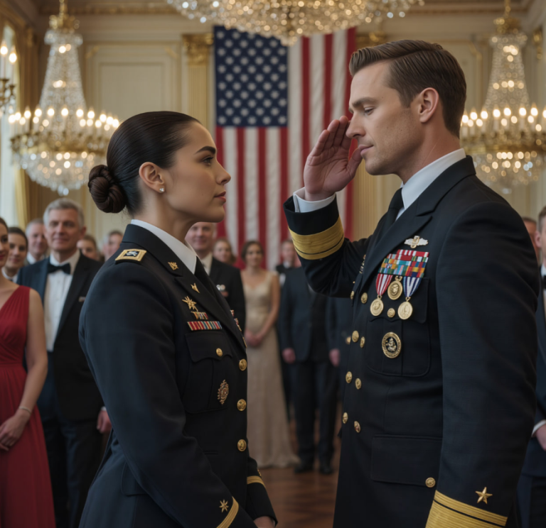 Wyśmiewała mnie, jakbym był nikim – przed setkami ludzi. Ale kiedy jej narzeczony skłonił się i powiedział: „Pani… Komandorze”, słychać było, jak szczęki opadają na podłogę.