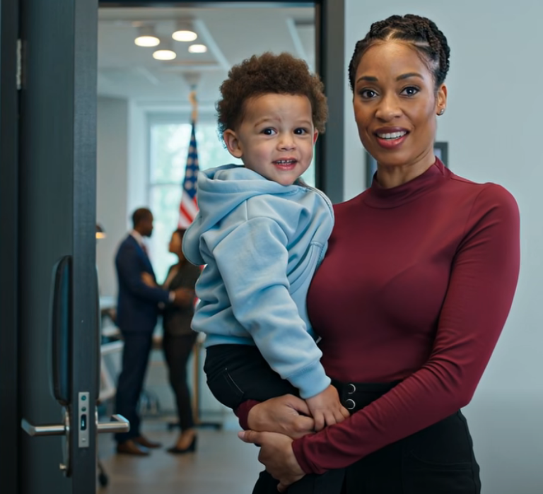 Wygrałam 50 milionów dolarów na loterii i zaniosłam syna do firmy męża, żeby podzielić się z nim dobrą nowiną. Kiedy dotarłam na miejsce, usłyszałam radosne dźwięki dochodzące z wnętrza. Podjęłam decyzję.