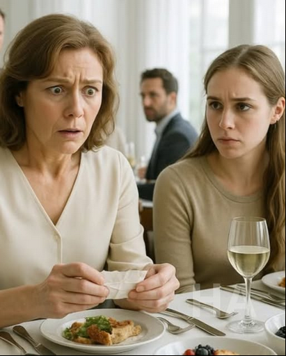 Podczas kolacji moja córka cicho wsunęła przede mnie złożoną karteczkę. Napisała: „Udawaj, że jesteś chory i wynoś się stąd”.