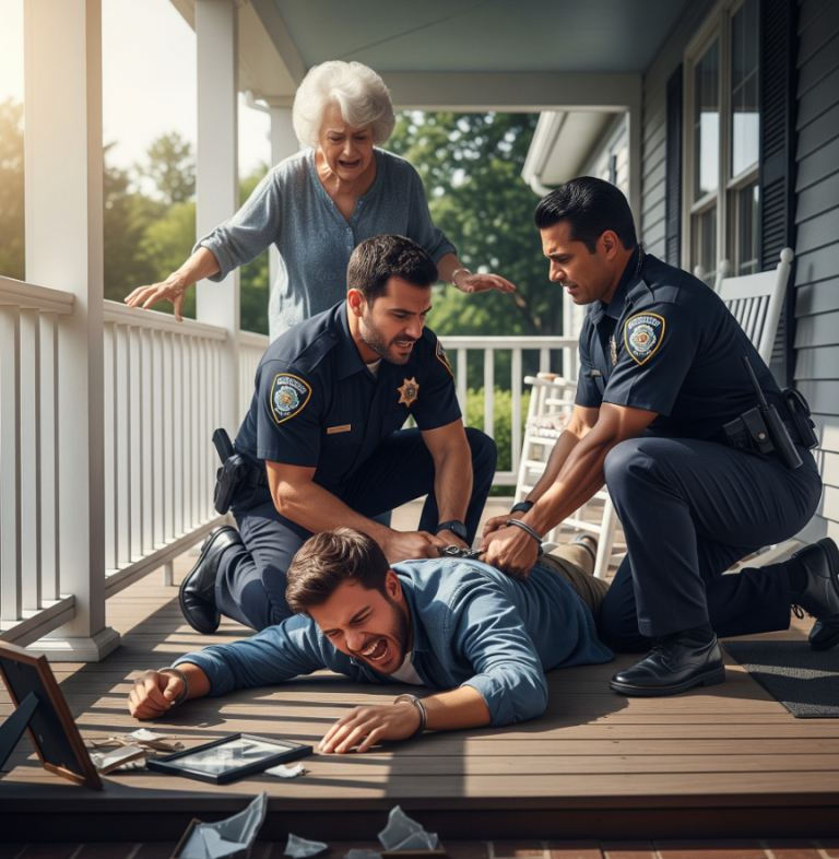 Wróciłem do domu i zastałem moją matkę wyrzuconą z domu babci przez mojego chciwego kuzyna. Jego zadufane twierdzenie, że „wszystko należy do niego”, rozpaliło w nim cichą furię. Gdy jeden telefon ujawnił sfałszowany akt, który ukrywał przez lata, przyjechała policja, a jego świat zawalił się w jednej przerażającej, niezapomnianej chwili.