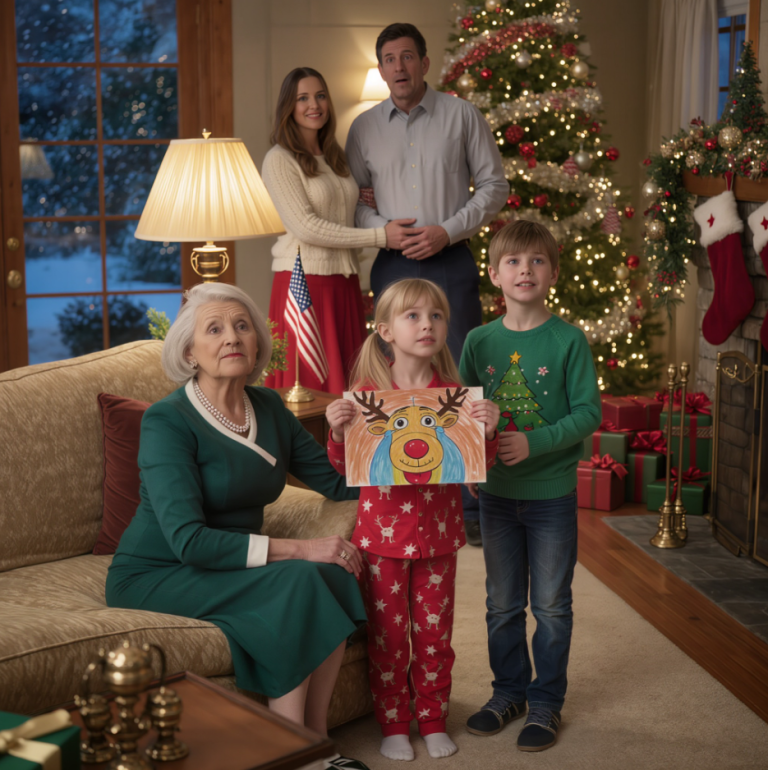 W Boże Narodzenie moja teściowa spojrzała na moją 6-letnią córkę i powiedziała: „Po tym wszystkim, co wydarzyło się między twoimi rodzicami, nie możesz nazywać mnie babcią”, zaraz po tym, jak odrzuciła prezent, który moja córka z dumą dla niej zrobiła. Wtedy mój syn wstał i powiedział: