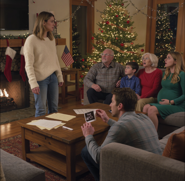 W zeszłe święta Bożego Narodzenia dotarłam wcześniej do domu rodziców mojego męża, po cichu żywiąc nadzieję, bo byłam w ciąży. Ale zamiast radości, oskarżył mnie o noszenie dziecka mojej szefowej. Jego słowa zraniły mnie głębiej niż jakakolwiek rana i tego samego dnia złożył pozew o rozwód. Trzy tygodnie później, kiedy wróciłam z prawdą, WSZYSTKIE TWARZE W POMIESZCZENIU ZBLAŁY.