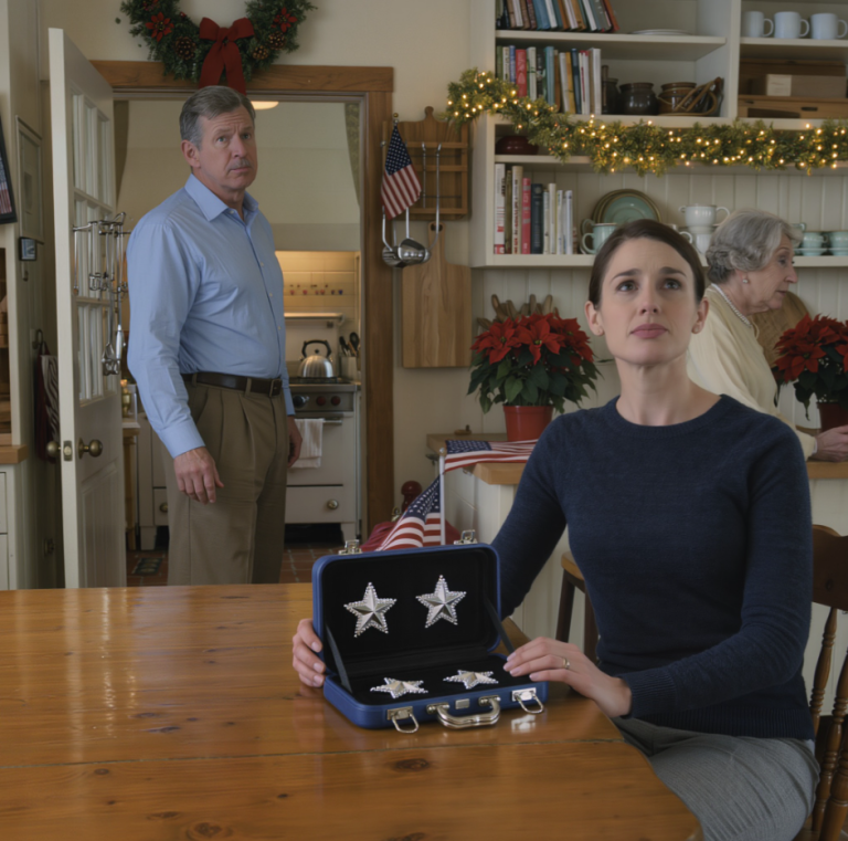 Nowy chłopak mamy, pułkownik, nakrzyczał na mnie. „W tym domu ja wydaję rozkazy”. „Jestem panem domu”. Odwróciłem się na krześle. Trzymałem w dłoniach gwiazdki admirała. „Właściwie, pułkowniku… Proszę pana o zwolnienie”. Stał na baczność, trzęsąc się.