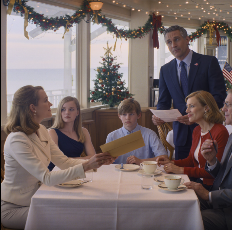 Podczas naszych rodzinnych wakacji mąż oznajmił przy kolacji: „Znalazłem kogoś nowego. Skończyłem z udawaniem”. Wszyscy zamilkli – nawet dzieci zamarły. Uśmiechnęłam się, przesunęłam kopertę po stole i powiedziałam: „W takim razie to jest twoje”. Przeczytał pierwszą stronę i omal nie spadł z krzesła.