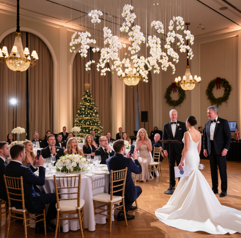 Na moim ślubie mój ojciec wstał i oznajmił, że mi przerywa: „I tak nie jesteś moją prawdziwą córką”. Tłum zamarł. Uśmiechnęłam się, podeszłam do mikrofonu i powiedziałam: „Skoro dzielimy się sekretami DNA…”. Wyciągnęłam kopertę… TWARZ JEGO ŻONY ZBIELIŁA SIĘ JAK PAPIER, GDY TO WYJAŚNIŁAM…