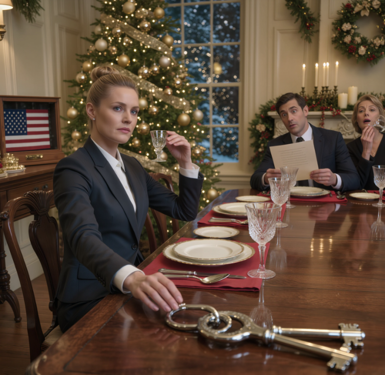 Podczas weekendowej kolacji moja mama powiedziała, że ​​zostawi rezydencję i spadek mojemu ulubionemu bratu. Spokojnie wręczyłem mu klucze i list, który…