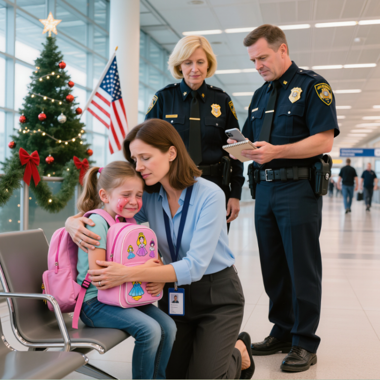 Moja 8-letnia córka została na lotnisku, podczas gdy cała moja rodzina leciała do Disneylandu. Na czacie grupowym dla rodzin wiadomość brzmiała: „Przyjedźcie po nią. Wchodzimy na pokład”. Moja mama dodała chłodno: „Nie wpędzaj nas w poczucie winy, ona musi dostać nauczkę”. Nie odpowiedziałam. Po prostu pobiegłam na lotnisko, przerażona. „GDY TYLKO WYLĄDOWALI, ICH ŚWIAT SIĘ ROZPADŁ”.