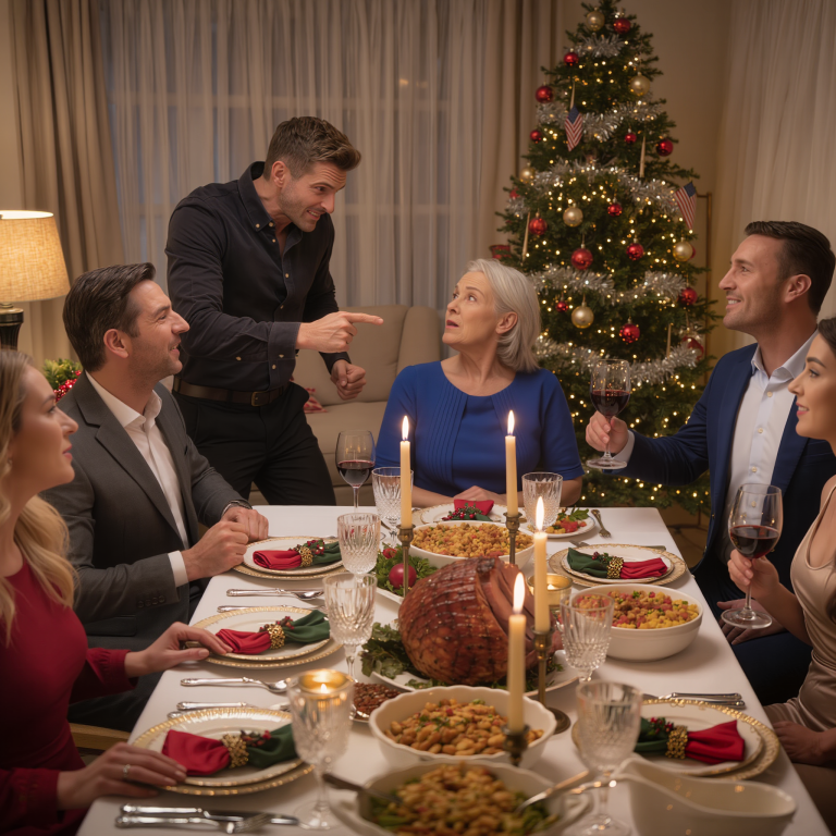 „Jak to jest być bezużytecznym, mamo?” – zaśmiał się mój syn przed całą rodziną żony. Wziąłem łyk wody, spojrzałem mu w oczy, uśmiechnąłem się i powiedziałem: „Cudownie… bo właśnie przestałem płacić ci czynsz”. Zbladł jak ściana. Jego żona zakrztusiła się swoim merlotem za 60 dolarów i wrzasnęła: „Czynsz!? Jaki czynsz!?”