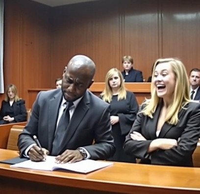 Podpisując rozwód, nazwała go „czarnym śmieciem”… ale sędzia przeczytał coś, co