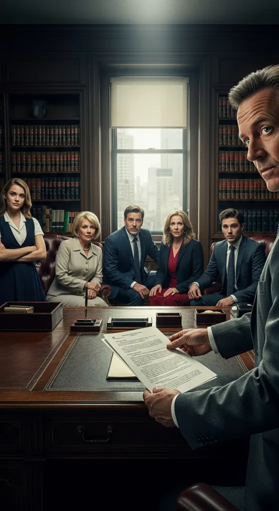 Moja bogata ciotka zostawiła mi wszystko – rezydencję i 3 miliony dolarów. Podczas odczytywania testamentu nagle pojawili się rodzice, którzy porzucili mnie dekadę temu, uśmiechając się szeroko: „Teraz jesteśmy twoimi opiekunami!”. Ale gdy tylko wszedł mój prawnik, ich uśmiechy zniknęły, a twarze pobladły.