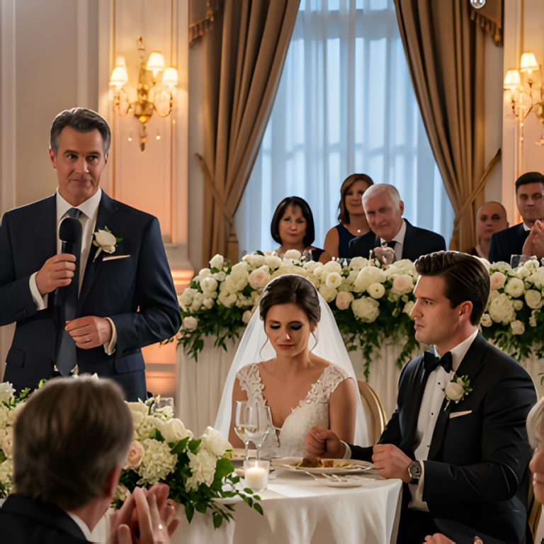 Mój ojciec, z którym nie utrzymywałem kontaktu, odmówił poprowadzenia mnie do ołtarza, upokarzając mnie, by zyskać względy swojej nowej żony. Siedział tam, zadowolony z siebie, pewny swojej władzy. Nie zdawał sobie sprawy, że każdy jego ruch jest obserwowany w milczeniu przez mężczyznę siedzącego przy stoliku w kącie – mężczyznę, którego uważał za cichego stryja mojego męża. Ale kiedy w końcu zobaczył jego twarz, ojciec zbladł z szoku.