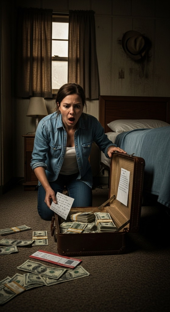 Po romansie mojego męża z moją najlepszą przyjaciółką i stracie wszystkiego – pracy, domu, a nawet poczucia własnej wartości – powiedział, że już nigdy się nie podniosę. Mieszkając w zrujnowanym motelu, znalazłam zakurzoną walizkę z moim imieniem. W środku było 70 000 dolarów w gotówce, bilet lotniczy i notatka: „To tylko pieniądze na podróż. Prawdziwa fortuna czeka pod tym adresem”. Kiedy przyjechałam, to, co zobaczyłam, zmieniło wszystko…