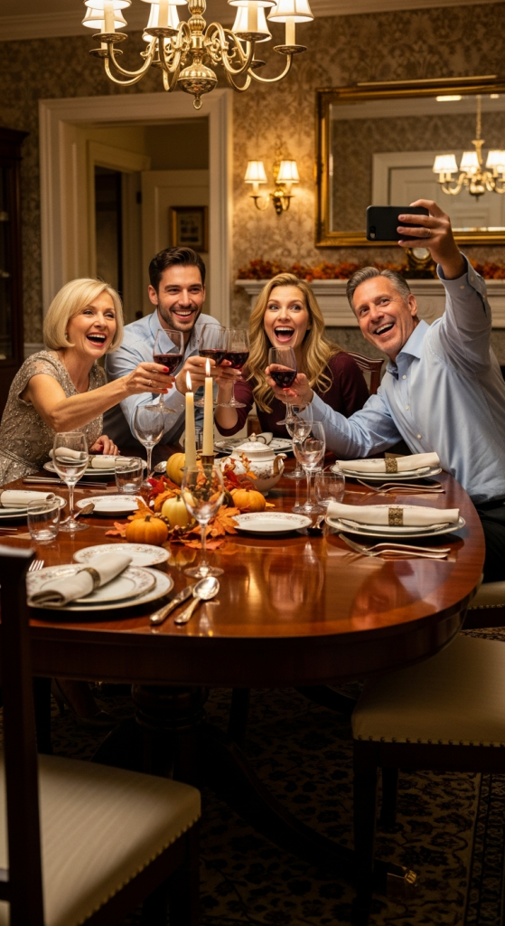 Mama powiedziała: „Spędzamy Święto Dziękczynienia tylko z grzecznymi dziećmi – twoje mogą w tym roku nie iść”. Córka zaczęła płakać. Odpisałam: „Rozumiem. Anuluję moją kartę na to wydarzenie”. Śmiały się, wysyłając sobie selfie przy stole – zupełnie nieświadome tego, co miało się wydarzyć…