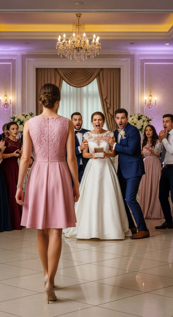 Na ślubie mojej siostry znalazłem swoje miejsce – na zewnątrz, obok koszy na śmieci. Uśmiechnęła się ironicznie: „Chyba się nie liczysz”. Wziąłem prezent, wstałem i wyszedłem bez słowa. Kilka minut później zbladła i krzyknęła.