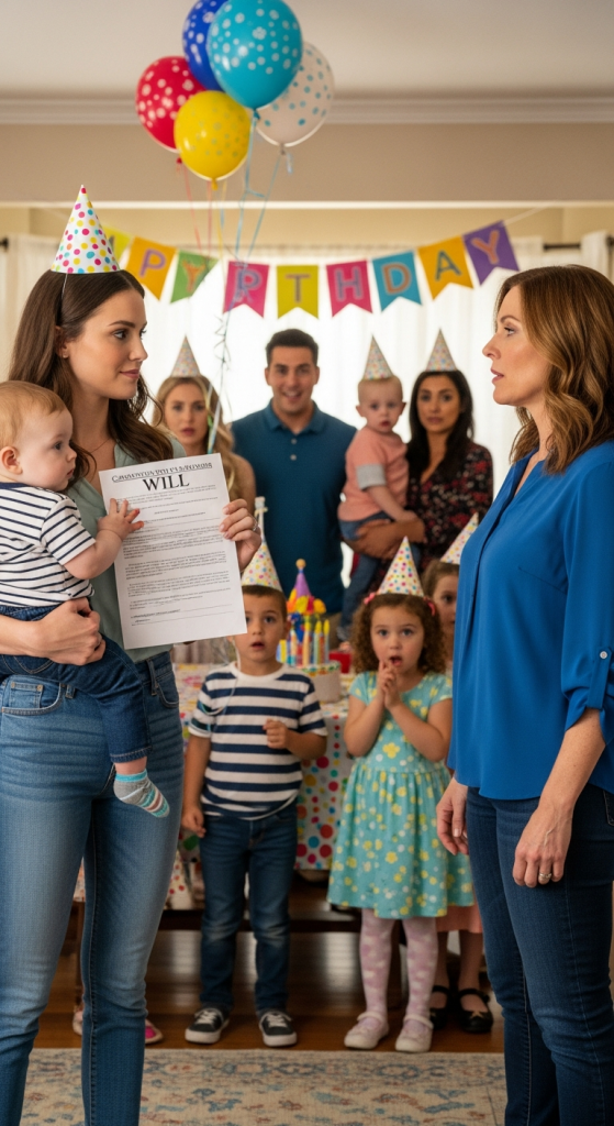 Po pogrzebie męża poszłam na pierwsze urodziny syna mojej siostry, a ona oznajmiła: „Mój syn jest dzieckiem twojego męża. Więc w spadku wezmę połowę twojego domu wartego 800 tysięcy dolarów”. Pokazała mi nawet jego testament. Powiedziałam: „Aha, rozumiem” i próbowałam powstrzymać śmiech. Bo mój mąż…