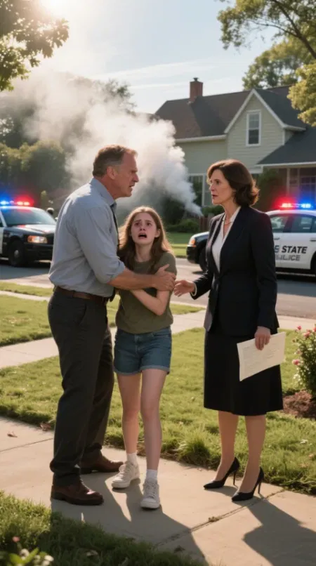 Mój ojczym zainstalował kamerę skierowaną na mój pokój, twierdząc, że ma mnie chronić przed „przerażającym” nowym sąsiadem. Z dziwnym uśmiechem powiedział mi: „Muszę zacząć działać, żeby cię chronić, kochanie”, ale jego „kontrole bezpieczeństwa” były koszmarem na jawie. Mama mi nie uwierzyła, a policja roześmiała mi się w twarz, więc pobiegłam do osoby, przed którą mnie ostrzegał, a to, co razem odkryliśmy, zniszczyło idealne życie mojego ojczyma.