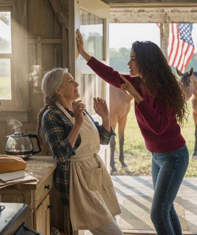 Kiedy moja córka przycisnęła mnie do ściany mojej kuchni i powiedziała: „Idziesz do domu opieki. Albo możesz spać z końmi na padoku. Wybierz jedno”, nie płakałam.