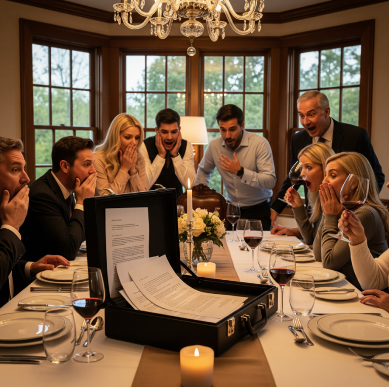 Kiedy przybyłam na rocznicową kolację rodziców, obsługa powiedziała mi, że nie ma mnie na liście – nazwali mnie „obcym”. Wykorzystali moje pieniądze na opłacenie imprezy, ale nie chcieli mnie tam widzieć. Wysłałam więc do środka małą czarną skrzynkę… i w chwili, gdy ją otworzyli, kolacja się zatrzymała.