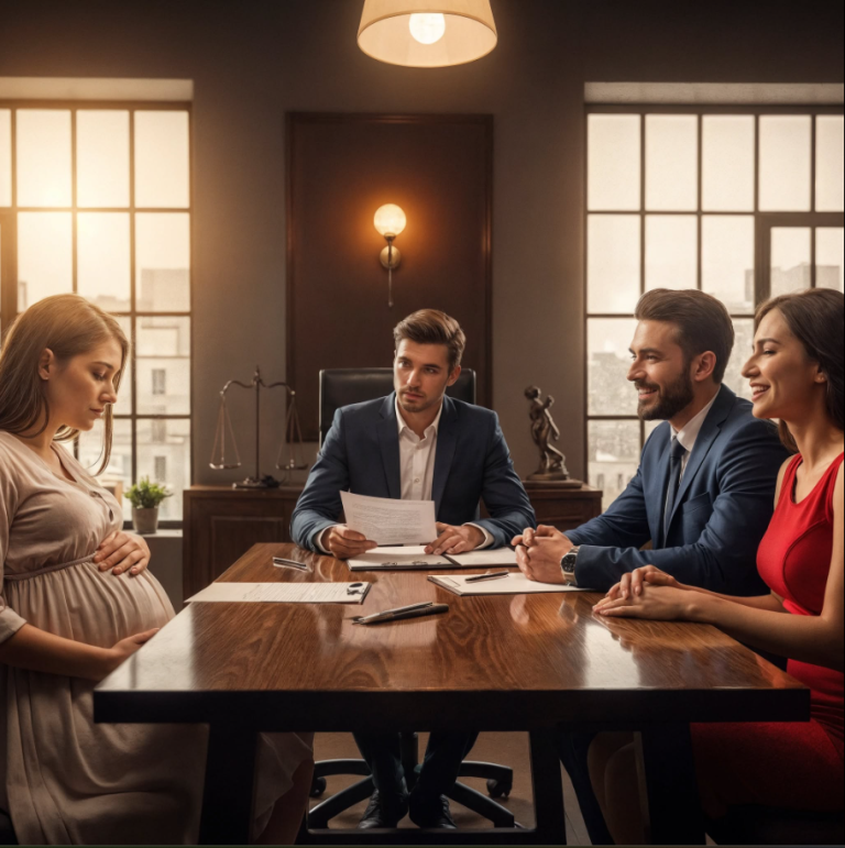 Mąż przyprowadził kochankę, aby podpisać papiery rozwodowe ze swoją ciężarną żoną, ale słowa prawnika sprawiły, że załamał się!