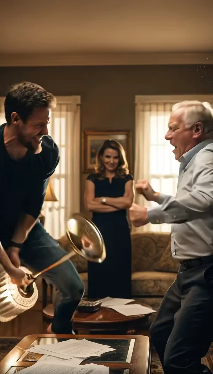 Zaraz po pogrzebie mojej żony, mój syn rzucił się na mnie, a jego żona się śmiała, gdy wyrzucili mnie z mojego własnego domu. Poszli spać przekonani, że zabrali wszystko. Jednak następnego ranka, gdy otworzyli drzwi, zobaczyli, że dom jest całkowicie pusty — a mój prawnik spokojnie czekał na nich na krześle pośrodku salonu.