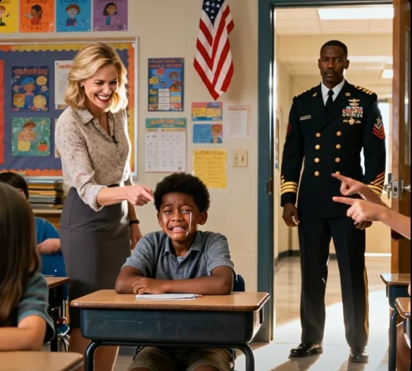 Dziecko w klasie stało się obiektem drwin ze strony nauczyciela i kolegów z klasy, ale to, co wydarzyło się kilka minut później, sprawiło, że wszyscy ucichli