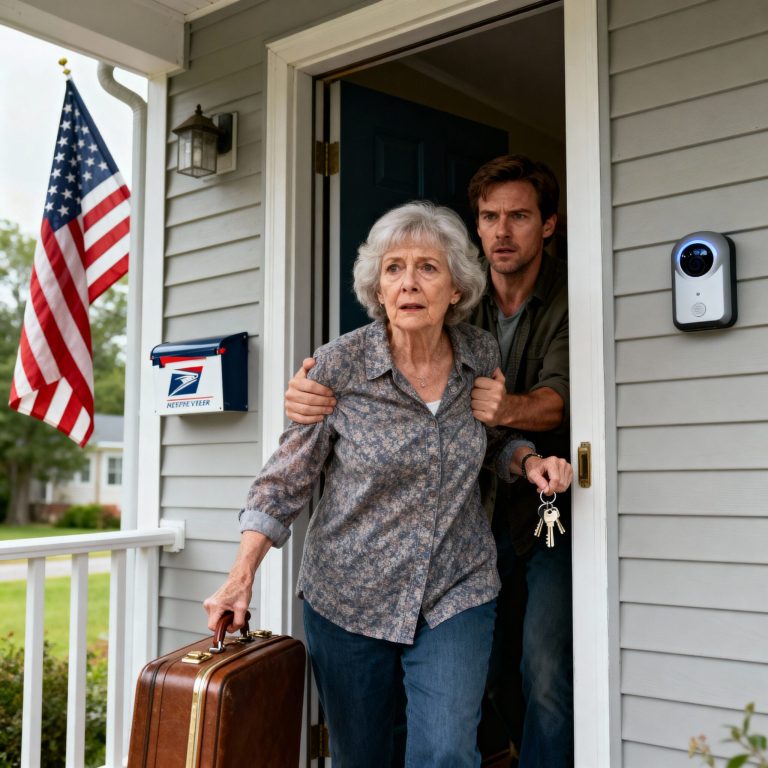 „Cicho bądź, kiedy dorośli rozmawiają”. Mój syn powiedział mi to – w moim własnym salonie – kiedy planowali sprzedać mój dom. Wyszłam na zewnątrz, wykręciłam jeden numer… i pięć minut później moja synowa krzyczała: „Mamo, jesteśmy rodziną – nie możesz tego robić!”.