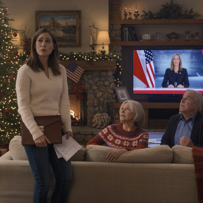 „Znowu między robotami, co?” – westchnęła mama przy świątecznym obiedzie. Tata skinął głową i powiedział: „Niektórzy ludzie po prostu nie potrafią utrzymać stałej pracy”. Nadal ubierałam choinkę, udając, że nie słyszę, podczas gdy telewizor mamrotał w tle. Potem głos spikera przeciął salę: „Pierwsza wiadomość – tajemnicza założycielka firmy technologicznej ujawniona jako miejscowa kobieta…”. Moi rodzice powoli odwrócili się w stronę ekranu.