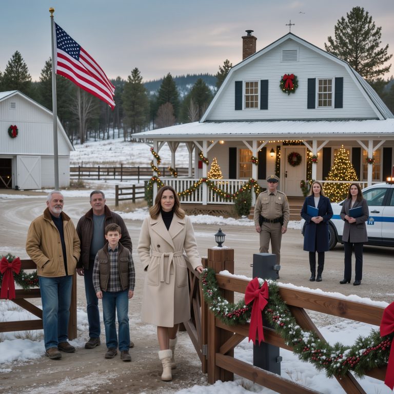 Mój tata nie zaprosił mnie na święta, więc kupiłem własne ranczo. Kiedy pojawili się z agentem nieruchomości, żeby sprzedać moją ziemię dla mojego brata, założyli, że nie mam żadnego wsparcia. Nie mieli pojęcia, że ​​mam