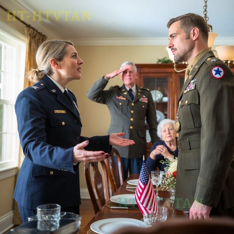 „Jesteś aresztowany za podszywanie się pod funkcjonariusza federalnego” – oznajmiła moja siostra całemu pomieszczeniu – nawet gdy moja odznaka wojskowa wisiała mi na szyi. Myślała, że ​​wygrała. Nie miała pojęcia, kim naprawdę jestem. Moja siostra aresztowała mnie podczas rodzinnego obiadu – po czym jej kapitan zasalutował mi: „Generale, jesteśmy na miejscu”.