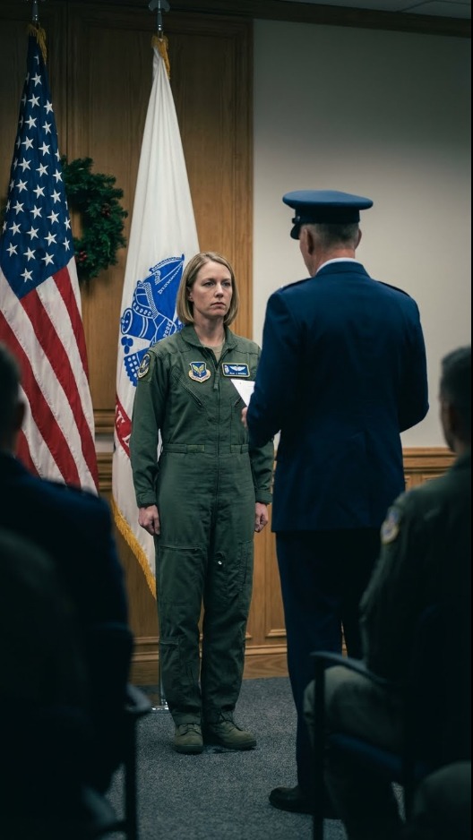 „Jesteś w złym miejscu, kochanie” – zaśmiał się mój brat. „Zarezerwowane dla prawdziwych pilotów”. Sala wybuchła wiwatami – aż wszedł generał, zignorował ją i wypowiedział jedno imię: „Falcon One”.