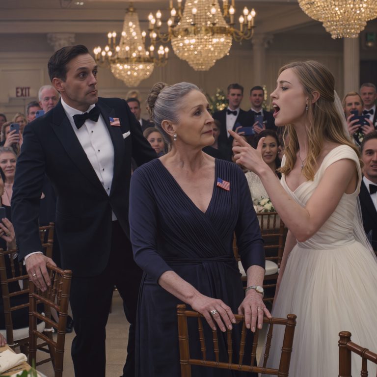 Na ślubie mojego syna panna młoda wskazała na mnie i krzyknęła: „To nie jego matka! Ona jest ғɑτ ρɪɢ!”. Goście wybuchnęli śmiechem, ale mój syn nie. Wściekły natychmiast odwołał ślub i wyjawił przerażającą tajemnicę na jej temat – taką, która pogrążyła wszystkich w straszliwym nieszczęściu.