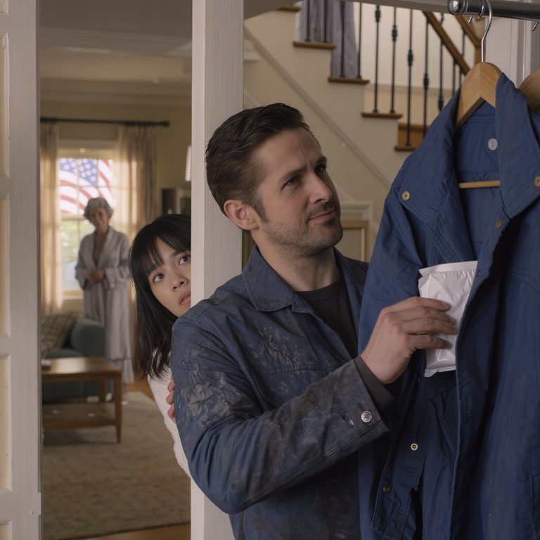 Dziś rano moja wnuczka poprosiła, żebym nie poszła do szkoły, bo „nie czuje się dobrze”. Dotknęłam jej czoła i pozwoliłam jej zostać. Ale około południa cichy przekręcenie klucza w zamku sprawiło, że wyjrzała – i zobaczyła, jak ktoś cicho wsuwa coś do kieszeni mojego płaszcza. Zanim wyszedł, wyszeptał do telefonu: „Skończone. Zadzwoń dziś wieczorem na policję. Ona niczego nie będzie podejrzewać”.