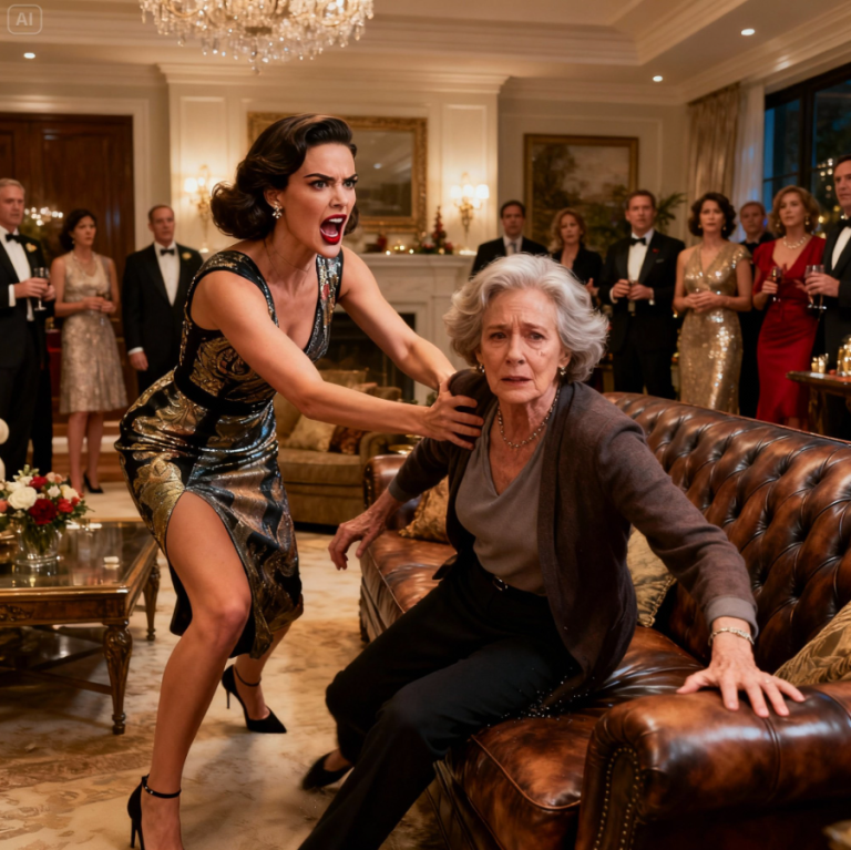 Na ich milionowym przyjęciu z okazji parapetówki moja synowa zepchnęła mnie z kanapy i powiedziała z pogardą: „Zaprosiliśmy cię tylko z grzeczności. Nie marudź – i nie rób nic niezręcznego”. Uśmiechnęłam się tylko i wstałam. „Ciesz się, póki trwa” – powiedziałam delikatnie – „bo nic nie zostaje z człowiekiem na zawsze”. Roześmiała się głośno – ale dwa tygodnie później doskonale zrozumiała, co miałam na myśli.