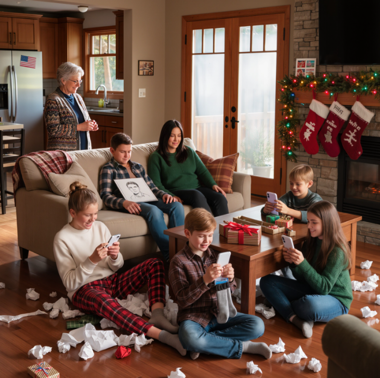 Moja mama powiedziała: „Każdy dostanie coś małego”. Mój syn dostał skarpetki. Dzieci mojej siostry dostały telefony. Zapytał: „Mamo, czy zrobiłem coś złego?”. Po prostu go przytuliłam. Tej nocy się uśmiechnęłam… i wykreśliłam wszystkich z mojego planu ubezpieczenia zdrowotnego.