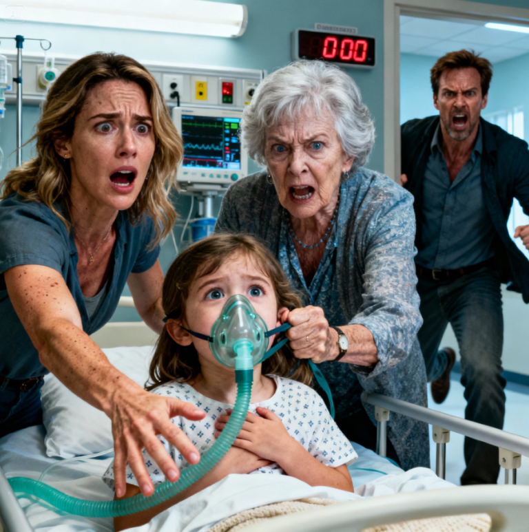 Stałem w szoku na oddziale intensywnej terapii, patrząc, jak moja czteroletnia córka walczy o każdy oddech. Zadzwonił telefon. „Przyjęcie urodzinowe jest dziś wieczorem. Nie zawstydzaj nas. Rachunek wysłany – zapłać”. „Tato, ona walczy o życie!” „Nic jej nie będzie”. Potem się rozłączyli. Godzinę później wpadli do szpitalnej sali. „Rodzina na pierwszym miejscu! Czemu nie jest zapłacona?”. Kiedy odmówiłem, mama rzuciła się do przodu i zerwała maskę tlenową z mojej córki. Krzyknąłem i w panice zadzwoniłem do męża. Wbiegł, rozejrzał się – a to, co zrobił, sparaliżowało cały pokój.