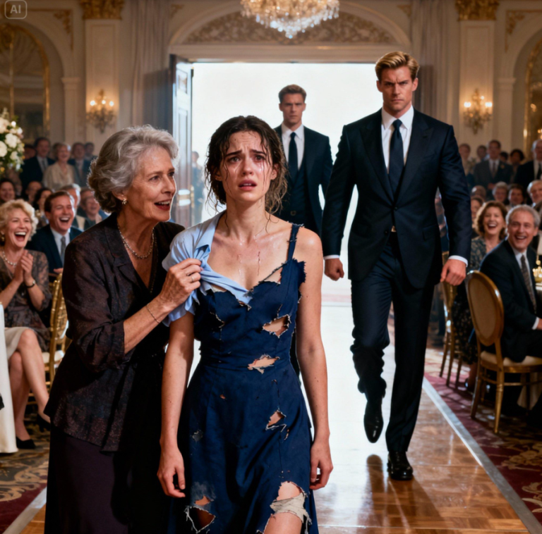 Krewni mojego męża stłoczyli się wokół mnie na środku sali, szydząc: „Zdejmij sukienkę. Zobaczmy, co jest takiego „pięknego”, że uważasz, że pasujesz do tej rodziny”. Zamarłam, ręce trzęsły mi się z gniewu i upokorzenia, a nikt z ich strony nie stanął w mojej obronie – wokół nas rozbrzmiewał tylko okrutny śmiech. Zagryzłam wargi, walcząc ze łzami. Ale wtedy cała atmosfera się zmieniła. Moi dwaj bracia – miliarderzy, o których zakładali, że nigdy nie odważę się wspomnieć – weszli. Podłoga zdawała się drżeć, gdy zrobili krok naprzód i ustawili się przede mną. Mój najstarszy brat wpatrywał się prosto w moich teściów, a jego niski, lodowaty głos brzmiał: „Dotknij jeszcze raz mojej siostry… a stracisz o wiele więcej niż tylko swoją marną godność”. Cały tłum zamilkł.