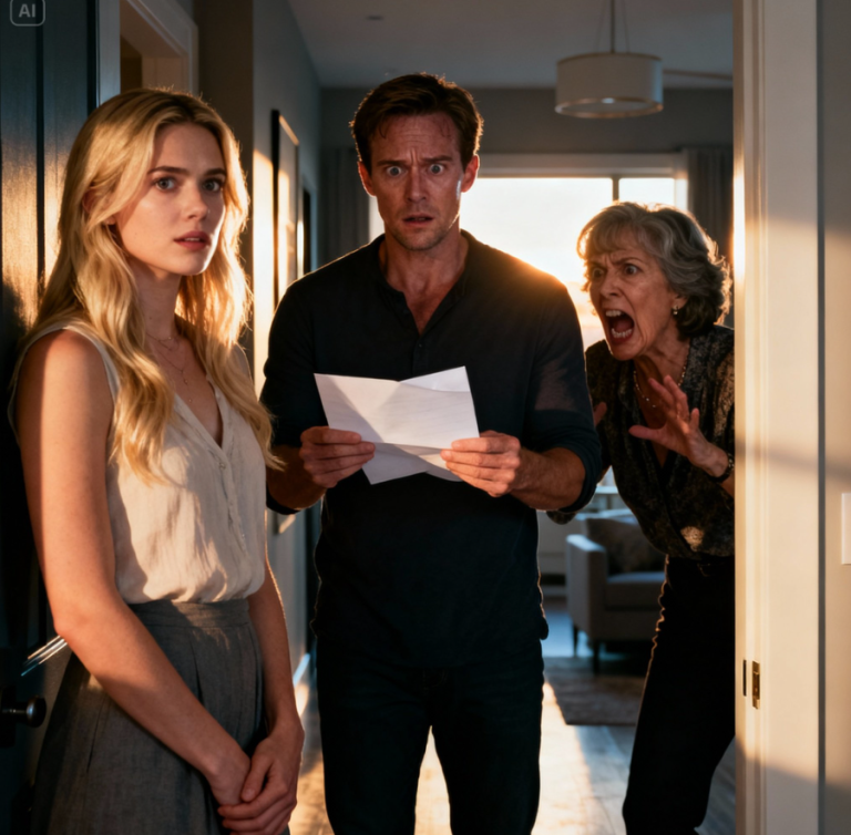 O 6 rano krzyki teściowej wstrząsnęły całym budynkiem. „Zmieniłaś zamki w naszym mieszkaniu?!”. Mój mąż wpadł do środka, czerwony na twarzy. „Zwariowałaś?!”. Zachowałam całkowity spokój. Bez krzyków. Bez wyjaśnień. Po prostu dałam mu białą kopertę. Rozerwał ją, przeczytał pierwszą linijkę… i natychmiast zamilkł, a jego usta drżały…