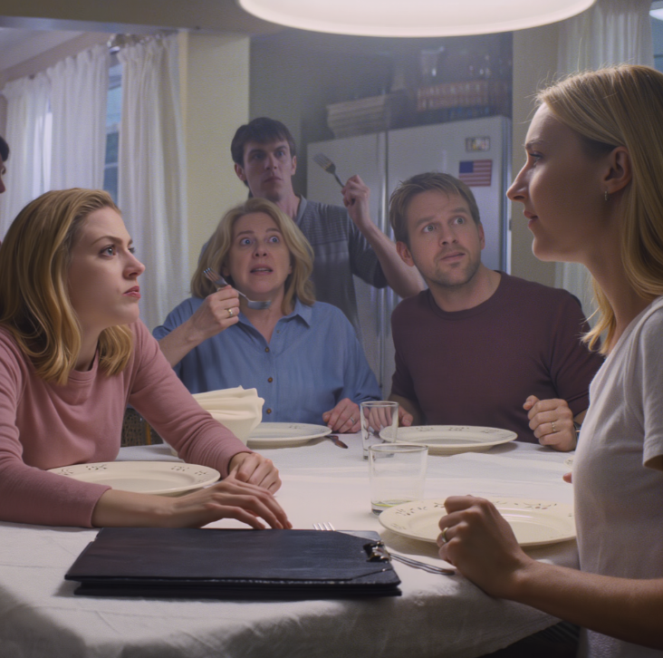 „Jesteś nikim, nie udawaj, że się liczysz!” – powiedziała mama. „Szczerze mówiąc, przez połowę czasu zapominamy o twoim istnieniu” – dodał mój brat. Więc stuknąłem widelcem o szklankę i powiedziałem: „To nie potrwa długo. Tylko trzy zdania”. W ciągu sekundy twarz mamy zbladła.