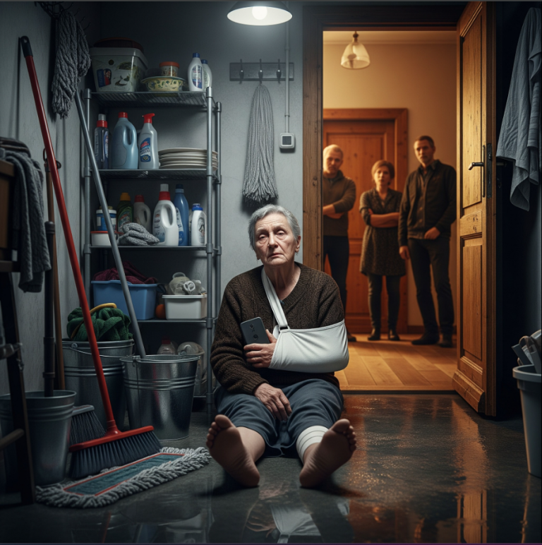 „Kiedy przyłapałam synową na kradzieży pieniędzy z mojej torebki w moje urodziny, mój syn wpadł w furię – złapał mnie za ramię tak mocno, że je złamałam, zamknął w schowku i powiedział: «Znajdź swoje miejsce». Myślał, że jestem bezsilna… dopóki nie użyłam ukrytego telefonu i nie wykonałam jednego połączenia, które zniszczyło wszystko, co zbudowali”.