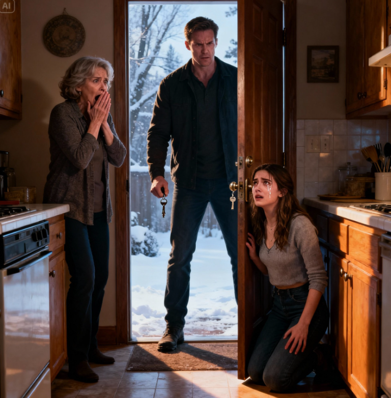 Mój narzeczony złapał mój telefon, schował kluczyki do samochodu i krzyknął: „Nawet nie myśl o wychodzeniu! Mama i siostra będą tu za godzinę. Idź do kuchni i ugotuj kotlety!”. Zostały mi tylko minuty do najważniejszej prezentacji w mojej karierze… a on zamknął drzwi na klucz i stanął przed nimi jak strażnik. Godzinę później moja przyszła teściowa wpadła do mieszkania z policzkami zarumienionymi od zimna – ale zatrzymała się w miejscu. To, co zobaczyła, było czymś, czego nigdy nie zapomni…