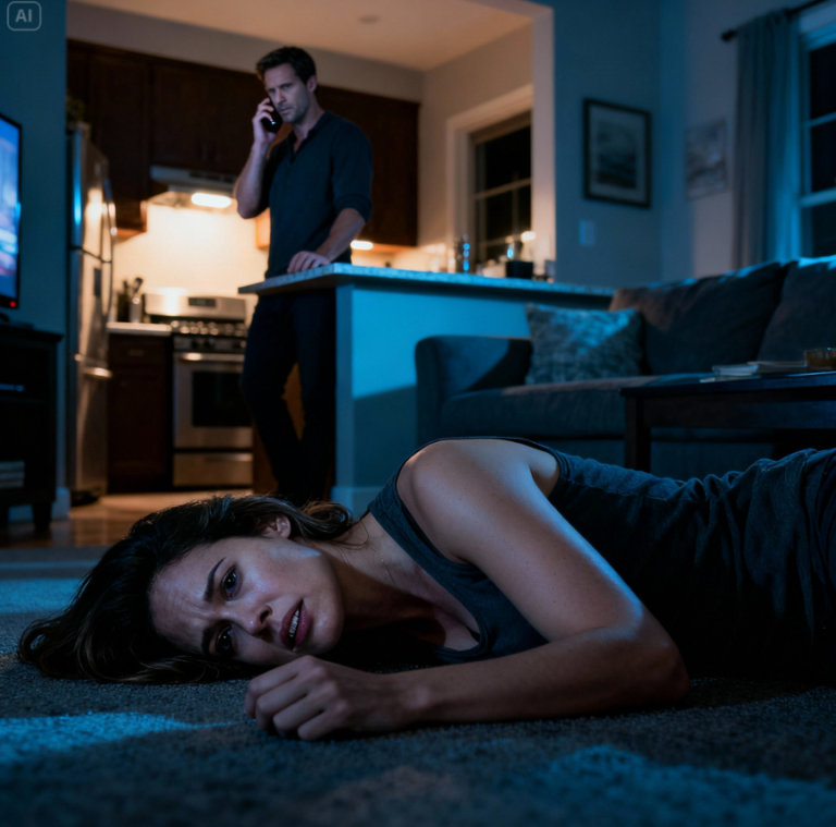 Od miesięcy po kolacji kręciło mi się w głowie. Mój mąż zawsze powtarzał: „Jesteś po prostu zmęczona po pracy”. Ale wczoraj wieczorem schowałam jedzenie, które zrobił, i udałam, że mdleję. Kilka sekund później pobiegł zadzwonić. Siedziałam nieruchomo, nasłuchując… i każde słowo kłuło mnie prosto w pierś: „Wyszła. Czy ostatnia dawka jest wystarczająco mocna? Kiedy dostanę wypłatę?”. Przygryzłam wargę, aż zaczęła krwawić. Okazało się, że to nie miłość przyprawiała mnie o zawroty głowy.