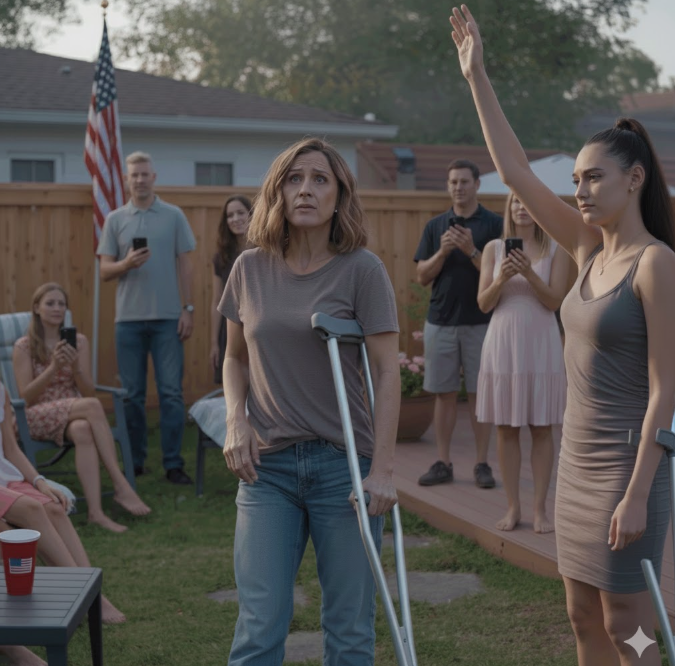 W urodziny mojego ojca moja siostra chwyciła mnie za kule, nazwała darmozjadem i śmiała się, gdy upadałem – ale nie zdawała sobie sprawy, że mój neurochirurg stoi tuż za nią, gotowy obnażyć każde kłamstwo, które na mój temat opowiadała. To, co wydarzyło się później, wywróciło całą naszą rodzinę do góry nogami i zmusiło wszystkich do zmierzenia się z prawdą, którą ignorowali przez lata.W urodziny mojego ojca moja siostra chwyciła mnie za kule, nazwała darmozjadem i śmiała się, gdy upadałem – ale nie zdawała sobie sprawy, że mój neurochirurg stoi tuż za nią, gotowy obnażyć każde kłamstwo, które na mój temat opowiadała. To, co wydarzyło się później, wywróciło całą naszą rodzinę do góry nogami i zmusiło wszystkich do zmierzenia się z prawdą, którą ignorowali przez lata.  Na urodzinach taty moja siostra wyrwała mi kulę i krzyknęła: „Przestań udawać, po prostu jesteś pasożytem!”  Nazywam się Phoebe Quinn, mam 30 lat i poruszam się o kulach, odkąd w wypadku samochodowym doznałam urazu kręgosłupa. Tego dnia, na urodzinowym grillu mojego taty w naszym ogródku w Denver, mój świat wywrócił się do góry nogami.  Moja siostra złapała mnie za kulę w pół kroku, krzycząc: „Przestań udawać. Phoebe, ty się tylko czepiasz jałmużny”. Upadłam na trawę, twarz płonęła mi ze wstydu, a krewni wybuchnęli śmiechem. Kilku kuzynów wyjęło telefony, nagrywając mój upadek jak cyrkowy numer. Ich kpiące oczy piekły bardziej niż ziemia.  Dostrzegłam spojrzenie siostry – ten sam podejrzliwy wzrok, który widywałam od lat, którego nigdy do końca nie rozumiałam. Moja najlepsza przyjaciółka, która towarzyszyła mi podczas każdej sesji terapeutycznej, stała jak sparaliżowana, zasłaniając usta dłonią. Chciałam krzyczeć, wytłumaczyć swój stan, ale szyderstwa tłumu zagłuszyły moje myśli.  Ból zdrady uderzył mocno, nie tylko w moją siostrę, ale w każdego, kto się ze mną śmiał. Już wcześniej mierzyłam się z wątpliwościami, ale nigdy w taki sposób. Nie w obecności rodziny. Nie tak publicznie. Najbardziej bolała świadomość, że ktoś mnie obserwuje, ktoś, kto zna prawdę. I wkrótce sześć słów wywróciło ten koszmar do góry nogami, pozostawiając wszystkich bez słowa.  Czy kiedykolwiek zostałeś zdradzony przez rodzinę? Poczułeś, że ich osąd zranił Cię mocniej niż słowa? Zostaw komentarz i podziel się swoją historią. Chętnie dowiem się, jak sobie poradziłeś z tymi momentami. Zostań ze mną, bo to, co wydarzyło się później, zmieniło wszystko.  Podwórko huczało od śmiechu i dymu z grilla. Dzieciaki przemykały między stołami piknikowymi, a ich piski mieszały się z trzaskiem burgerów. Moja siostra stała na środku trawnika, a jej głos przecinał gwar jak nóż.  „Phoe udaje swoją niepełnosprawność, żeby żebrać o pieniądze mamy i taty” – oznajmiła, wskazując na mnie. „To ja muszę się nimi opiekować, podczas gdy ona gra ofiarę”.  Jej słowa uderzyły jak policzek i głowy się odwróciły. Krewni zaszemrali. Telefon mojej ciotki uniósł się, nagrywając każdą sekundę, z ledwo skrywanym uśmieszkiem. Moja kuzynka Joanna, zawsze gotowa podążać za przykładem mojej siostry, wybuchnęła ostrym śmiechem, zachęcając ją do dalszej rozmowy.  Głos zabrał także inny kuzyn, Andrew.  „Widziałem ją idącą w klinice. Bez kul. Po prostu trzymającą się ściany.”  Żołądek mi się ścisnął. Andrew zauważył mnie podczas sesji terapeutycznej, jak przez kilka sekund walczyłam o równowagę, nie mogąc chodzić.  Otworzyłem usta, żeby wyjaśnić, ale głos mi drżał.  „To była fizjoterapia po moim wypadku samochodowym dwa lata temu. Nie mogę chodzić bez pomocy”.  Ale moja ciotka przerwała mi, a w jej głosie słychać było pogardę.  „Nie kłam, Phoebe.”  Spojrzenia tłumu wbijały się we mnie, niektórzy kiwali głowami, inni szeptali. Czułem się jak okaz pod mikroskopem, oceniany każdy ruch.  Mama stała przy stoliku z napojami, ze wzrokiem wbitym w ziemię, jakby unikanie mnie miało ocalić reputację rodziny. Tata, smażący burgery na grillu, nawet nie podniósł wzroku, zbyt zajęty nalewaniem piwa sąsiadowi. Ich milczenie bolało bardziej niż oskarżenia.  Moja najlepsza przyjaciółka, stojąca obok mnie, ścisnęła moją dłoń, a jej telefon był subtelnie pochylony, żeby uchwycić scenę. Próbowałam uspokoić oddech, ale ciężar ich nieufności przytłaczał mnie, izolując w morzu znajomych twarzy.  Moja siostra chodziła tam i z powrotem, coraz głośniej mówiąc, opowiadając, jak moje rachunki za leczenie uszczuplają oszczędności naszych rodziców.  „Ona czerpała z tego korzyści przez lata” – warknęła, gestykulując dziko.  Joanna klaskała, jakby to był występ, podczas gdy kamera mojej ciotki była skierowana na mnie. Chciałam krzyczeć, żeby zobaczyli prawdę, ale moje słowa były uwięzione.  Andrew podwoił stawkę, nalegając: „Wyglądała dobrze w klinice, przysięgam”.  Jego pewność siebie wywołała pomruki w tłumie, a kilku krewnych pokręciło głowami, a ich sceptycyzm narastał.  Oparłem się na drugiej kuli, aż pobielały mi kostki.  „Wypadek zmiażdżył mi kręgosłup” – powiedziałem głośniej tym razem. „Terapia to jedyny powód, dla którego w ogóle mogę stać”.  Ale moja prośba pozostała nieodpowiedzialna, zagłuszona chichotem Joanny i mruknięciem mojej ciotki: „Jasne, tak właśnie mówi”.  Ramiona mamy opadły jeszcze bardziej, jej milczenie oddzieliło nas murem. Tata roześmiał się z czegoś, co powiedział jeden z gości, nieświadomy nadciągającej burzy. Ich bezczynność paliła.  Uścisk mojej przyjaciółki stał się mocniejszy, jej cicha siła była jedyną rzeczą, która trzymała mnie na ziemi.  Oskarżenia sypały się nieustannie, każde ostrzejsze od poprzedniego. Moja siostra twierdziła, że ​​intrygowałam od wypadku, że wybrałam kule, żeby wpędzić rodziców w poczucie winy. Jej słowa przedstawiały mnie jako oszustkę, a nie córkę walczącą o odzyskanie życia.  Joanny znów rozbrzmiał śmiech, a Andrew skinął głową, powtarzając swoją historię o klinice. Telefon mojej ciotki ani na chwilę nie drgnął, rejestrując każdy mój drgnięcie. Czułam, jak tłum się zbliża, a ich osąd mnie dusi.  Rozglądałem się po twarzach wokół, szukając jednego sojusznika, jednej osoby, która by mi uwierzyła. Mama unikała mojego wzroku, jej potrzeba zachowania pokoju brała górę nad rolą mojej obrończyni. Tata wrzucił kolejnego burgera na grilla, odwrócony do mnie plecami. Ich bezczynność sama w sobie była werdyktem.  Moja przyjaciółka szepnęła: „Naprawimy to”, a jej głos był spokojny pomimo panującego chaosu.  Kurczowo trzymałam się jej słów, ale izolacja była przytłaczająca, czułam się jak uwięziona w pokoju pełnym obcych ludzi.  Głos mojej siostry narastał, domagając się, żebym przyznał się do udawania. Jej oskarżenia rozbrzmiewały echem po podwórku, przyciągając coraz więcej spojrzeń.  Otworzyłem usta, gotowy do walki, gdy na skraju tłumu pojawił się cień. Ktoś podsłuchiwał. Ktoś, kto znał prawdę. Spokojna obecność wystąpiła naprzód, gotowa wszystko zmienić.  Przez tłum przebił się głos, spokojny, lecz stanowczy.  „Phoebe nie udaje. Mogę to udowodnić.”  Dr Steven Brooks, wieloletni przyjaciel mojego taty i mój fizjoterapeuta, zrobił krok naprzód, jego obecność wymuszała ciszę. Położył dłoń na ramieniu mojej siostry, a jego wzrok był spokojny.  „Ona nie udaje. Mogę to udowodnić” – powtórzył, a jego sześć słów przecięło napięcie.  Na podwórku, jeszcze przed chwilą kakofonia oskarżeń, zapadła upiorna cisza. Krewni zamarli, na ich twarzach malowała się mieszanina szoku i niepewności. Ciotka odłożyła telefon, a jej uśmieszek zniknął. Moja kuzynka Joanna przycisnęła dłoń do ust, a jej wcześniejszy śmiech ucichł.  Doktor Brooks wyciągnął telefon, jego ruchy były przemyślane.  „Nagrywam sesje moich pacjentów, żeby śledzić postępy” – wyjaśnił spokojnym głosem. „To z wtorku”.  Stuknął w ekran i odtworzył się film, na którym siedziałem w jego klinice, z trudem poruszając się o kulach. Nogi mi drżały, pot perlił się na czole, a każdy krok był walką.  Tłum pochylił się, wpatrując się w nagranie. Prawda była niezaprzeczalna. Nie udawałem.  Doktor Brooks spojrzał na grupę.  „Jeśli ktoś ma wątpliwości, udostępnię jej dokumentację medyczną”.  Twarz mojej siostry zbladła, a jej brawura rozpadła się.  „Próbowałam tylko chronić naszą rodzinę” – wyjąkała ledwo słyszalnym głosem.  Jej przeprosiny zabrzmiały pusto i nikt nie odpowiedział. Ciotka poruszyła się niespokojnie, chowając telefon. Joanna spuściła wzrok na ziemię, jej policzki poczerwieniały. Andrew, który przysięgał, że widział, jak idę, stał sztywno, jego pewność siebie legła w gruzach.  Szok tłumu był namacalny, ich wcześniejszy osąd został zastąpiony ciężkim, niewypowiedzianym poczuciem winy.  Wpatrywałam się w nagranie, a fala ulgi zalała mnie zewsząd. Latami walczyłam o udowodnienie swojego stanu, a teraz prawda wyszła na jaw. Ale ulga była podszyta gniewem. Gniewem na siostrę za to, że poprowadziła tę krucjatę. Gniewem na rodzinę, że tak łatwo jej uwierzyła.  Dlaczego musieli dopiero usłyszeć słowa obcej osoby, żeby to zrozumieli?  Moja najlepsza przyjaciółka ścisnęła moją dłoń mocno.  „Zapłacą za to” – wyszeptała cicho, ale stanowczo.  Skinęłam głową, zaciskając szczękę, a ogień w mojej piersi rósł.  Doktor Brooks wstrzymał odtwarzanie filmu i omiótł wzrokiem tłum.  „Uraz Phoebe jest prawdziwy” – powiedział tonem, który nie pozostawiał miejsca na dyskusję. „Uszkodzenie kręgosłupa wymaga ciągłej terapii. Walczyła ciężej, niż ktokolwiek z was wie”.  Jego słowa zabrzmiały jak werdykt, a cisza się pogłębiła. Ciotka unikała mojego wzroku, jej wcześniejsza pogarda ustąpiła miejsca niepokojowi. Joanna cofnęła dłoń do ust, a jej wyraz twarzy był nieodgadniony.  Moja siostra próbowała przemówić ponownie, ale słowa jej się jąkały.  „Nie miałam zamiaru nikogo skrzywdzić” – powiedziała, ale w jej głosie brakowało przekonania.  Spojrzałam na mamę, licząc na jakiś znak wsparcia, ale ona stała jak sparaliżowana, z twarzą zastygłą w wyrazie wstydu. Milczała, by zachować spokój, a teraz to milczenie wydawało się zdradą.  Tata, wciąż przy grillu, zerknął na mnie, marszcząc brwi, ale nic nie powiedział. Ich bezczynność paliła mnie, przypominając, że byłem sam w tej walce.  Szept mojej najlepszej przyjaciółki rozbrzmiewał w mojej głowie, dodając mi otuchy. Nie chodziło tylko o to, żeby udowodnić im, że się mylą. Chodziło o sprawiedliwość.  Doktor Brooks zwrócił się do mnie. Jego oczy były łagodne, ale stanowcze.  „Nie musisz tu zostawać” – powiedział cicho.  Skinęłam głową, zaciskając dłoń na kuli, czując ciężar tej chwili. Tłum lekko się rozstąpił, a na ich twarzach malował się żal i dyskomfort.  Moja siostra wyciągnęła drżącą rękę.  „Pheebs, proszę…” – zaczęła.  Ale pokręciłem głową, a mój głos brzmiał pewnie.  „Powiedziałeś już wystarczająco dużo.”  Jej ręka opadła i cofnęła się, a jej oczy zabłysły. To nagranie zmieniło wszystko, obnażając nie tylko okrucieństwo mojej siostry, ale i gotowość rodziny do zwątpienia we mnie.  Poczułem się lżejszy, uwolniony od ich sceptycyzmu. Ale gniew pozostał, ostry i nieugięty.  Moja najlepsza przyjaciółka była blisko, jej obecność dawała cichą siłę. Wiedziałam, że uwieczniła każdą chwilę na telefonie – dowód, którego będziemy później potrzebować.  Tłum podążał za mną w milczeniu, ich szok stanowił jaskrawy kontrast z wcześniejszymi szyderstwami.  Doktor Brooks gestem wskazał bramę. Mówił cicho.  „Wydostańmy cię stąd.”  Zrobiłem krok, stojąc pewnie na kuli pomimo nierównej trawy. Twarze mojej rodziny zniknęły w tle, ich osąd przestał być dla mnie ciężarem.  Byłem gotowy to zostawić.  Doktor Brooks poprowadził mnie do swojego samochodu, Naomi szła tuż za mną. Żwir chrzęścił pod moimi kulami, gdy odciągał mnie od podwórka, a jego pewna dłoń unosiła się tuż przy moim łokciu. Moja najlepsza przyjaciółka Naomi szła obok mnie, a w jej oczach płonęła lojalność.  „Nie potrzebujesz ich” – powiedziała cicho, ale nieustępliwie.  Te słowa stały się dla mnie kotwicą, przebijając się przez chaos dnia.  Za nami, po trawie, rozbrzmiewały kroki mojej siostry.  „Pheebs, zaczekaj!” – zawołała rozpaczliwym tonem.  Zatrzymałem się, chwyciłem kulę i odwróciłem się do niej. Jej twarz była zarumieniona, a oczy szeroko otwarte.  „Chciałam tylko pomóc mamie i tacie” – powiedziała spiesząc się. „Wiesz, ile dla nich zrobiłam”.  Jej wymówka wydawała się wykrętem, słabą tarczą kryjącą jej działania.  Potrząsnęłam głową, a mój głos brzmiał pewnie, mimo burzy w moim wnętrzu.  „Mylisz się” – powiedziałem – „ale nie jest moim zadaniem to naprawić”.  Jej usta otworzyły się, a potem zamknęły, a ręce opadły.  Odwróciłem się, a ciężar jej słów osłabł, gdy ruszyłem w stronę samochodu.  Tłum krewnych zamarł, ich wcześniejsza pewność siebie ustąpiła miejsca dyskomfortowi. Ciocia Clara ściskała telefon, a nagranie, które nagrała, wciąż było zapisane – milcząca groźba. Kilkoro kuzynów odwróciło wzrok, ich twarze ściągnięte niepokojem. Joanna i Andrew stali pośród nich w milczeniu, a ich wcześniejsze oskarżenia brzmiały teraz jak odległe echo.  Doktor Brooks otworzył drzwi samochodu. Jego wyraz twarzy był spokojny, ale zdecydowany.  „Zbadamy cię w szpitalu” – powiedział cichym, uspokajającym tonem.  Skinąłem głową i wsunąłem się na tylne siedzenie. Naomi usiadła obok mnie.  Gdy samochód odjechał, spojrzałem na podwórko. Mama stała przy stoliku z napojami, z pochyloną głową, bardziej skupiona na unikaniu skandalu niż na mojej obronie. Tata, wciąż przy grillu, rozmawiał z sąsiadem, a jego śmiech kontrastował z napięciem.  Ich milczenie nie było zwykłym zaniedbaniem. To był wybór, który zranił mnie głębiej niż słowa mojej siostry.  Droga do szpitala była krótka, światła Denver rozmywały się na horyzoncie. Naomi pochyliła się bliżej, mówiąc cicho.  „Clara nie usunęła swojego filmu, ale ja mam swój własny” – powiedziała, klepiąc telefon. „Każdą sekundę”.  Jej słowa rozpaliły we mnie coś, determinację, której wcześniej nie czułam. Moja rodzina zbyt długo ignorowała prawdę, lekceważąc moje zmagania jako podstęp. Nie mogłam pozwolić, żeby tak dalej było.  W szpitalu dr Brooks przeprowadził szybkie badanie, potwierdzając brak nowych obrażeń po upadku. Jego życzliwość, tak odmienna od obojętności mojej rodziny, dodała mi otuchy.  Siedząc w gabinecie lekarskim, wyciągnąłem telefon i szukałem prawnika. Naomi przeglądała kontakty, marszcząc brwi.  „Znam kogoś” – powiedziała, stukając w imię. „Lisa Donovan. Jest nieugięta. Specjalizuje się w prawach osób z niepełnosprawnościami”.  Wybrałem numer, pewnie trzymając rękę. Kiedy Lisa odebrała, jej głos był ostry, profesjonalny. Wyjaśniłem napad, oskarżenia mojej siostry i nagranie wideo, które nagrała Naomi. Lisa słuchała, zadając precyzyjne pytania.  „To ewidentny przypadek nękania i zniesławienia” – powiedziała. „Możemy wnieść pozew cywilny o odszkodowanie za szkody emocjonalne i finansowe”.  Rozłączyłem się, podjąłem decyzję.  „Robię to” – powiedziałem Naomi stanowczym głosem. „Pozwę ją”.  Skinęła głową, a w jej oczach pojawiło się zadowolenie.  „Będę twoim świadkiem” – powiedziała, kładąc dłoń na mojej.  Wybór wydawał się słuszny, krok w stronę odzyskania godności. Zachowanie mojej siostry nie było tylko chwilą gniewu. Stanowiło pewien schemat, który utrwalił się dzięki odmowie spotkania się ze mną przez moją rodzinę.  Potrzeba zachowania spokoju u mamy pozwoliła latom narastać wątpliwościom, a jej milczenie było milczącym przyzwoleniem na podejrzliwość mojej siostry. Beztroska postawa taty, skupienie się na gościach, a nie na mnie, była swego rodzaju odprawą.  Wróciłam myślami do podwórka, do twarzy moich krewnych, do ich szybkości w osądzaniu. Nagranie Clary, wciąż nieusunięte, przypominało o ich współudziale. Śmiech Joanny, fałszywa historia Andrew – wszyscy odegrali rolę w przekształceniu mojego bólu w rozrywkę. Ale nagranie Naomi było moją bronią, zapisem prawdy, którą próbowali ukryć.  Już nie walczyłam tylko o siebie. Chodziło o każdą chwilę zwątpienia, o każdy moment, w którym mój ból został nazwany kłamstwem.  Doktor Brooks powrócił z notatnikiem w ręku.  „Możesz iść” – powiedział, patrząc na mnie życzliwie. „Żadnych nowych obrażeń po upadku. Ale spokojnie”.  Podziękowałem mu, a moje postanowienie się umocniło.  Naomi pomogła mi wsiąść do samochodu, a jej obecność nieustannie przypominała mi, że nie jestem sama. Kiedy wracałyśmy w noc, poczułam wewnętrzną przemianę. Ogródek obnażył wady mojej rodziny, ale jednocześnie rozpalił we mnie coś nowego – determinację, by pociągnąć ich do odpowiedzialności.  Słowa Lisy rozbrzmiewały mi w głowie. Molestowanie. Zniesławienie. Odszkodowanie. To nie były tylko terminy prawnicze. To była droga do sprawiedliwości. Moja siostra przekroczyła pewną granicę, a moi rodzice jej na to pozwolili.  Nie szukałem zemsty. Szukałem konsekwencji.  Kilka dni później ktoś zapukał do drzwi Sabriny.  Detektyw Mark Peterson stał na jej ganku, a jego odznaka lśniła w słońcu Denver. Wypytywał moją siostrę o incydent na imprezie, powołując się na potencjalne zarzuty napaści na osobę niepełnosprawną i rozpowszechniania szkodliwych kłamstw. Nagranie Naomi – teraz w rękach policji – pokazywało każdy szczegół: mój upadek, oskarżenia Sabriny, śmiech tłumu.  Głos Petersona był spokojny, gdy wyjaśniał powagę sytuacji, a jego notatnik zapełniał się notatkami z naszych zeznań i relacji świadków. Naomi powiedziała mi później, że twarz Sabriny była maską niedowierzania, a jej zwykła pewność siebie zastąpiła drżąca cisza.  Wróciwszy do mieszkania, usiadłem naprzeciwko Lisy Donovan przy moim małym kuchennym stole. Rozłożyliśmy między sobą pliki, wydruki i kopię cyfrowego transferu wideo.  „Wniosłam pozew cywilny przeciwko twojej siostrze” – powiedziała Lisa, patrząc bystro zza okularów. „Domagamy się odszkodowania za cierpienie psychiczne i straty finansowe spowodowane jej działaniami”.  Stuknęła w folder.  „Nagranie jest niepodważalne. Pokazuje intencje, upokorzenie i krzywdę, a wszystko to na oczach świadków”.  Skinęłam głową, czując ciężar jej słów. Nie chodziło tylko o pieniądze. Chodziło o to, żeby Sabrina poniosła konsekwencje swojego okrucieństwa.  Lisa nakreśliła kolejne kroki – ujawnienie dowodów, zeznania, możliwość rozprawy sądowej. Proces wydawał się onieśmielający, jak kolejny maraton na dokładkę do fizjoterapii. Ale byłam gotowa, żeby to zrobić.  Tego wieczoru mój telefon zawibrował, bo zadzwoniła mama. Długo wpatrywałem się w ekran, zanim odebrałem.  Jej głos był napięty, niemal błagalny.  „Nie pozywaj siostry, Phoebe” – powiedziała. „Boję się, że to rozbije naszą rodzinę”.  Jej słowa zabolały, przypominając jej wszystkie chwile, kiedy milczała, pozwalając wątpliwościom Sabriny się rozwijać, tylko po to, by uniknąć konfliktu.  Wziąłem głęboki oddech.  „Mamo, przez lata wybierałaś spokój zamiast mnie” – powiedziałam spokojnym głosem. „Nie mogę udawać, że to w porządku”.  Między nami zapadła cisza.  „Chcę tylko, żebyśmy byli rodziną” – wyszeptała.  „Miałeś taką szansę” – odpowiedziałem cicho.  Nie odpowiedziała. Połączenie zakończyło się cichym, zrezygnowanym westchnieniem, a pustka, która po nim nastąpiła, wydawała się głośniejsza niż jakakolwiek kłótnia.  Naomi wpadła później, przynosząc kawę i swoje niezachwiane wsparcie. Usiedliśmy po turecku na mojej kanapie, trzymając w dłoniach ciepłe kubki.  Opowiedziała mi o tym, jak jej własna rodzina osądzała ją za to, że wybrała karierę zamiast tradycji. Nazwała ją egoistką, bo zmieniła stan i odmówiła wyjścia za mąż tylko dlatego, że ich zdaniem powinna.  „Boli” – powiedziała, nie spuszczając ze mnie wzroku. „Ale i tak uczysz się stać prosto. Właśnie to robisz”.  Jej słowa dodały mi otuchy, przypominając, że siła nie polega na ignorowaniu bólu, ale na stawianiu mu czoła.  Podziękowałem jej, a moja determinacja się pogłębiła. Już zgodziła się zeznawać. Jej nagranie było kamieniem węgielnym naszej sprawy.  Mój telefon zawibrował od wiadomości od cioci Clary i kuzyna Andrew, którzy pytali, jak się czuję. Ich wiadomości były uprzejme, ostrożne, ale puste – bez poczucia własności, bez przeprosin, które nie odzwierciedlałyby ich dyskomfortu.  Zostawiłem je nieprzeczytane. Nie byłem gotowy, by stać się ich odkupieniem.  Zamiast tego rzuciłam się na fizjoterapię, wykonując ćwiczenia z niespotykanym dotąd skupieniem. Każdy krok, każde rozciąganie było odzyskiwaniem kontroli nad swoim ciałem, sprzeciwianiem się wątpliwościom, które mnie dręczyły.  Zauważył to dr Brooks.  „Pracujesz mocniej” – powiedział pewnego popołudnia, obserwując, jak wykonuję ćwiczenie równowagi. „W dobrym tego słowa znaczeniu”.  Wzruszyłem ramionami, bez tchu, ale spokojnie.  „Mam już dość życia, jakbym każdemu był winien dowód” – powiedziałem.  Wieczorem, w ciszy i spokoju, otworzyłem laptopa i założyłem bloga.  Na początku to był tylko sposób na przepracowanie imprezy, na ujęcie słowami goryczy niezrozumienia ze strony własnej rodziny. Napisałam o chwili, w której się załamałam, nie ze wstydem, ale z jasnością – jak obnażyło to kruchość zaufania. Opisałam ciężar milczenia mamy, obojętność taty, pochopność tłumu w osądzaniu.  Słowa płynęły strumieniem, surowe i niesfiltrowane. Każdy wpis był jak krok ku uzdrowieniu, drobny akt odzyskania narracji, którą moja rodzina próbowała zniekształcić.  Nie spodziewałam się, że ktoś to przeczyta. Byłam tylko ja, pusta strona i ból w piersi.  Ale blog stał się moim azylem, przestrzenią, w której mogłam być szczera bez strachu. Pisałam o pozwie – nie w szczegółach prawnych, ale jako o decyzji, by stanąć w swojej obronie. Dzieliłam się wyczerpaniem terapią, małymi triumfami postępu i bólem zerwanych więzi rodzinnych.  Każdy wpis był niczym szew, który naprawiał rozdarte części mojego ciała.  Naomi przeczytała każdy post, a jej komentarze były pełne otuchy.  „Zamieniasz ból w siłę” – napisała pod jednym z wpisów, a ja kurczowo trzymałam się tej myśli, pozwalając jej mną kierować.  Śledztwo detektywa Petersona posuwało się naprzód. Dzwonił z aktualizacjami, jego głos był spokojny i metodyczny. Przesłuchał świadków z imprezy, a ich zeznania pokrywały się z nagraniem Naomi. Lisa przygotowywała dokumenty, a jej pewność siebie była niewzruszona.  Skupiłam się na terapii i pisaniu. Blog przerodził się w rytuał uwalniania.  Wiadomości od mojej rodziny – Clary, Andrew, a nawet mamy – zeszły na dalszy plan. Ich słowa wydawały się teraz zbyt mało znaczące. Za późno.  Nie byłem już tak wściekły jak tamtej nocy. Nie w ten sam gorący, wybuchowy sposób.  Zamiast tego poczułem cichą siłę. Pewność, że jestem na dobrej drodze.  Pozew nie dotyczył tylko mojej siostry. Dotyczył każdego razu, kiedy mnie zwolniono, każdej wątpliwości, którą musiałam rozwiać.  Pisanie pomogło mi to dostrzec. Zmieniło moją historię w coś większego niż ja sam.  Świat miał wkrótce poznać prawdę.  Film Naomi błyskawicznie rozprzestrzenił się w mediach społecznościowych.  Wrzuciła to za moją zgodą, a jej podpis był prosty: „Tak wygląda dyskryminacja osób niepełnosprawnych w twojej rodzinie”. W ciągu kilku godzin liczba wyświetleń wzrosła. W ciągu kilku dni udostępniono je tysiące razy. Hashtagi dotyczące praw osób z niepełnosprawnościami pojawiały się w trendach obok klipów z moim upadkiem i oskarżeń Sabriny.  Posypały się komentarze potępiające okrucieństwo ukazane na ekranie.  Życie mojej siostry rozpadło się najszybciej.  Jej bank, powołując się na naruszenie reputacji i zasad etyki zawodowej, rozwiązał z nią umowę o pracę. Nie chcieli być kojarzeni z kimś, kto zyskał złą sławę, wyśmiewając przed kamerą niepełnosprawnego członka rodziny.  Znajomi, którzy kiedyś wypełniali jej kalendarz towarzyski, zaczęli się od siebie oddalać. Czatowanie grupowe ucichło. Zaproszenia wyschły.  Krytyka w sieci była nieustająca, a jej wizerunek przedstawiano jako symbol ignorancji i okrucieństwa.  Ciotka Klara stanęła przed własnym rozrachunkiem. Komentatorzy skupili się na jej śmiechu w filmie, nazywając ją współwinną bezduszną. Jej konta w mediach społecznościowych, niegdyś pełne dopracowanych zdjęć rodzinnych i relacji z wydarzeń kościelnych, zostały zamknięte. Krytyka jednak podążyła za nią w trybie offline, przenikając do kręgów jej społeczności.  Moja kuzynka Joanna, która kibicowała Sabrinie, przysłała mi odręcznie napisany list. Koperta była roztrzęsiona, a moje imię napisane jak przeprosiny.  „Źle zrobiłam, dołączając do tego” – napisała. „Dałam się porwać chwili i bez zastanowienia poszłam za twoją siostrą. Mam nadzieję, że kiedyś mi wybaczysz”.  Jej słowa wydawały się szczere. Ale nie byłem gotowy, żeby odpowiedzieć.  Rana była wciąż świeża, a raz nadszarpnięte zaufanie nie goiło się łatwo.  Reporterzy zaczęli dzwonić. Moja poczta głosowa zapełniła się prośbami o wywiady, ofertami „rozszerzenia mojej historii”.  Odrzuciłem je wszystkie.  Nie chciałem być w centrum uwagi. Już doświadczyłem tego, co traktowali jak zadowolenie.  Zamiast tego wlałam całą energię w bloga, tworząc posty o życiu z niepełnosprawnością w świecie, który szybko ocenia. Pisałam o małych zwycięstwach – o tym, jak poradziłam sobie z nowym ćwiczeniem terapeutycznym, jak poruszać się po alejce w supermarkecie, którą ktoś zablokował wystawami – i o większych bitwach, jak stawienie czoła rodzinie, która wątpiła w moją rzeczywistość.  Blog nie był już tylko dla mnie. Stał się głosem innych, którzy zostali odrzuceni.  Podczas kolejnej sesji terapeutycznej dr Brooks powitał mnie z rzadkim, szerokim uśmiechem.  „Jesteś silniejszy niż kiedykolwiek” – powiedział, zauważając, jak poprawiła się moja równowaga. „Nosisz się inaczej”.  Jego pochwała była dla mnie jak kamień milowy — dowód, że moje wysiłki przynoszą efekty.  Każda sesja była krokiem w kierunku odzyskania mojego ciała, cichym buntem przeciwko sceptycyzmowi, który znosiłam. Postępy fizyczne odzwierciedlały jasność umysłu, którą odnajdywałam w pisaniu, a każdy wpis wyostrzał moje poczucie celu.  Czytelnicy zaczęli znajdować mojego bloga.  Kobieta z przewlekłym bólem podziękowała mi za opisanie wyczerpania związanego z koniecznością ciągłego udowadniania swojego stanu. Mężczyzna poruszający się na wózku inwalidzkim opowiedział, jak jego własna rodzina kwestionowała jego potrzeby. Ich słowa głęboko mnie poruszyły, przypominając mi, że nie jestem sam.  Nieznajomi stali się społecznością, ich historie przeplatały się z moją.  Jeden z czytelników nazwał mnie „głosem niewidzialnego”. Określenie to przylgnęło do mnie i dodało mi motywacji do dalszego pisania.  Zasięg bloga rósł, każdy wpis udostępniali ludzie, którzy odnaleźli siebie w moich słowach. To zainteresowanie było pokorne, ale nie zniwelowało dystansu między mną a moją rodziną.  Telefon mamy wciąż rozbrzmiewał echem – jej prośba o ochronę mojej siostry, jej strach, że pozew nas złamie. To przypominało jej o priorytetach.  Milczenie taty, jego skupienie na grillu i gościach zamiast na leżącej w trawie córce, wydawało mi się murem, którego nie mogłam przebić.  Nawet list Joanny, choć szczery, nie był w stanie przełamać lat zwątpienia.  Nie nienawidziłem ich. Po prostu im nie ufałem.  Mój cel leżał teraz gdzie indziej — w czytelnikach, którzy znaleźli siłę w mojej historii, w sesjach terapeutycznych, które popchnęły mnie do przodu.  Naomi, moja wieczna ostoja, trzymała mnie twardo na ziemi. Przychodziła z jedzeniem na wynos i głupimi memami, zdeterminowana, by dać mi chwile, które nie dotyczyły bólu ani pozwów sądowych.  „Budujesz coś prawdziwego” – powiedziała pewnego wieczoru, przeglądając komentarze pod moim najnowszym wpisem. „Ludzie tego potrzebują”.  Jej wiara we mnie była niezachwiana, co stanowiło ogromny kontrast w porównaniu z wiarą rodziny, która się zawiodła.  Sprawa sądowa toczyła się w tle. Lisa wysyłała zwięzłe e-maile pełne prawniczego języka – zaplanowano zeznania, przedstawiono dowody, dyskutowano oferty ugody. Śledztwo detektywa Petersona zgromadziło wystarczająco dużo dowodów, by poprzeć zarzuty.  Ale teraz walka prawna wydawała się drugorzędna.  Blog stał się moim prawdziwym polem bitwy.  Pisanie nie tylko leczyło. To była siła – sposób na zmianę narracji, którą Sabrina próbowała kontrolować. Każdy wpis był deklaracją, że mój głos ma znaczenie, że moja niepełnosprawność nie jest kłamstwem i że moje życie to coś więcej niż jedno upokarzające popołudnie.  W sieci imię Sabriny stało się przestrogą. Ludzie udostępniali film z podpisami w stylu: „Uwierz ludziom w ich własne ciała” i „Rodzina potrafi być najgorszym dręczycielem”.  Reputacja Clary ucierpiała w mniejszym, bardziej dyskretnym stopniu. Jej śmiech w filmie stał się plamą, której nie mogła zmyć grzecznym uśmiechem.  List Joanny pozostał bez odpowiedzi na moim biurku, decyzja czekająca na dzień, w którym poczuję się lżej na sercu.  Na razie napisałem.  Przeprowadziłem się.  Dorosłem.  Dzięki blogowi osiągnąłem nieoczekiwany cel — sposób na przekształcenie bólu w więź.  Wątpliwości mojej rodziny już mnie nie definiowały.  Kilka miesięcy później zobaczyłem Sabrinę w klinice terapeutycznej.  Znajomy szum maszyn do ćwiczeń wypełniał powietrze, gdy poprawiałem kule, przygotowując się do treningu. W pomieszczeniu unosił się zapach środka dezynfekującego i determinacji – potu, gumowych mat i cichego szumu bieżni.  Moja siostra stała przy recepcji, nosząc identyfikator wolontariusza. Jej włosy były mocno związane, a makijaż subtelny, jakby próbowała się skurczyć w swojej skórze.  Nasze oczy się spotkały i na moment pomieszczenie zdawało się kurczyć.  Podeszła niepewnie.  „Próbuję zrozumieć, przez co przechodzisz” – powiedziała, słabo wskazując na gabinety terapeutyczne. „Ból, praca. Przykro mi, Phoebe”.  Jej słowa zawisły między nami, poważne, ale ciężkie, jakby oczekiwała, że ​​zdołają przerzucić most nad kanionem, który wyrzeźbiła.  Przyglądałem się jej przez dłuższą chwilę, mocno trzymając kulę.  „Dobrze” – powiedziałem spokojnym tonem. „Mam nadzieję, że się tu wiele nauczysz”.  Pozwalam ciszy się przedłużać.  „Ale moim zadaniem nie jest poprawianie ci samopoczucia w związku z tym, co zrobiłeś.”  Jej ramiona opadły, a powietrze uleciało z niej.  „Czy kiedykolwiek…” zaczęła.  Pokręciłem głową.  „Pracuję nad chodzeniem” – powiedziałem cicho. „Nie nad chodzeniem tyłem”.  Nie czekając na jej odpowiedź, skierowałem się w stronę gabinetu terapeutycznego. Moja uwaga skupiła się już na czekających mnie ćwiczeniach.  Naomi, która przyszła ze mną, dogoniła mnie sekundę później, a w jej oczach malowało się zadowolenie.  „Poradziłeś sobie z tym doskonale” – powiedziała ciepłym głosem.  Jej wsparcie było dla mnie cichym wsparciem, przypomnieniem, że nie potrzebuję akceptacji mojej siostry, żeby iść naprzód.  W gabinecie terapeutycznym wytrwale wykonywałam swoją rutynę. Każdy ruch był dowodem mojej odporności. Mój blog stał się dla mnie ratunkiem, a jego słowa łączyły mnie z innymi, którzy rozumieli moją drogę.  Codziennie napływały e-maile od czytelników — osób niepełnosprawnych, cierpiących na choroby przewlekłe, zmagających się z niewidzialnymi problemami.  Młoda kobieta napisała o ukrywaniu swojej choroby w pracy, aby uniknąć osądu. Weteran opowiedział, jak moje posty dodały mu odwagi, by domagać się udogodnień, o które bał się prosić. Ich historie przeplatały się z moimi, tworząc gobelin wspólnej siły.  Już nie byłam sama – nie tak jak kiedyś, gdy byłam otoczona rodziną, której jeszcze nie widziałam.  Później tego samego tygodnia, wracając do mieszkania, znalazłem na telefonie SMS-a od mamy.  Jak się masz, kochanie? - przeczytałam.  Jej ton był łagodny, ale obojętny, jakby przyciskała dłoń do zamkniętych drzwi.  Wpatrywałam się w ekran, a wiadomość była słabym echem matki, której kiedyś potrzebowałam. Nie naciskała na mnie, żebym znów wycofała pozew, nie błagała, żebym tym razem chroniła Sabrinę. Ale jej milczenie przez te lata zwątpienia wciąż wisiało między nami niczym siniaki, które nigdy do końca nie zniknęły.  Odłożyłem telefon, nie odpisując na SMS-a.  Trzymanie dystansu nie było formą kary.  Chodziło o jasność.  Wybór, by chronić życie, które budowałem.  Nieobecność mojej rodziny już mnie nie definiowała. To moi czytelnicy, moje pisanie, mój postęp.  Dr Brooks zauważył zmianę w trakcie naszych sesji.  „Nosisz się pewnie” – powiedział pewnego popołudnia, obserwując, jak wykonuję nowe ćwiczenie równowagi. „Nie tylko fizycznie – w całości”.  Jego słowa nie dotyczyły tylko mojego ciała. Odzwierciedlały pewność, którą odnalazłam w swoim głosie.  Dzięki blogowi miałem to — platformę, na której moja prawda nie wymagała obrony.  Napisałam o klinice, nie wymieniając Sabriny z imienia, ale skupiając się na mozolnej rekonwalescencji, małych triumfach każdego dnia. Czytelnicy odpowiedzieli, a ich komentarze były chórem zachęty, zachęcającym mnie do dalszej pracy.  Naomi często towarzyszyła mi w klinice, a jej obecność była dla mnie nieustającym pocieszeniem. Przy kawie po jednej z sesji, uśmiechała się, przeglądając mój najnowszy wpis.  „Jesteś niepowstrzymany” – powiedziała z dumą w oczach. „Wiesz o tym, prawda?”  Była ze mną na każdym kroku – od upokorzenia na podwórku, przez szpital, po kancelarię prawniczą, aż po powolny, ale stały rozwój bloga. Jej wiara we mnie odzwierciedlała wsparcie, jakie znalazłam w internecie, w społeczności, która widziała mnie taką, jaką byłam, a nie taką, jaką zakładała moja rodzina.  Proces, który wciąż trwał, wydawał się jedynie szumem w tle.  Lisa Donovan wysyłała aktualizacje, jej e-maile zawierały szczegółowe zeznania i dowody, ale ja skupiłem się na pisaniu i terapii. Blog stale się rozwijał, a jego zasięg przekroczył moje najśmielsze oczekiwania.  Czytelniczka z Chicago zaprosiła mnie do wystąpienia przed jej grupą wsparcia osób niepełnosprawnych przez Zoom. Inna wysłała mi odręcznie napisany list z podziękowaniami za to, że sprawiłem, że poczuła się doceniona po dekadach lekceważenia przez lekarzy.  Każda wiadomość była iskrą, która napędzała moją chęć dalszego dzielenia się.  Nie potrzebowałam zrozumienia mojej siostry ani niepewnych wiadomości od mamy, żeby czuć się spełniona.  Moja pewność siebie pochodziła z wnętrza, zbudowana była na słowach, które pisałam i na ludziach, którzy je czytali.  Klinika, niegdyś miejsce zmagań, stała się symbolem mojej siły. Każda sesja była dowodem na to, że robię postępy.  Wolontariat Sabriny niczego nie zmienił. Jej próba nawiązania kontaktu wydawała się zbyt mała i spóźniona – gest, który nie mógł wymazać przeszłości.  Nie życzyłem jej źle. Po prostu nie byłem jej winien uzdrowienia.  Wiadomość od mamy pozostała bez odpowiedzi, przypominając, że niektóre mosty pozostają zerwane nie ze złości, ale z konieczności.  Moje życie było pełne – terapia, pisanie, czytelnicy, Naomi. Byłam wystarczająca, nie dzięki rodzinie, ale dzięki drodze, którą wytyczyłam.  Świat się otworzył, a ja w końcu nauczyłam się, jak zająć w nim miejsce.  Rok później mój blog zdobył nagrodę społeczności.  Denver Disability Alliance doceniło moje teksty za podnoszenie świadomości, doceniając ich szczerość i siłę oddziaływania. Stałem w małym audytorium, ściskając szklaną tablicę, której ciężar dawał mi poczucie bezpieczeństwa.  Oklaski ze strony zwolenników i sojuszników były niczym ciepłe objęcia, co stanowiło ostry kontrast z milczeniem, jakiego kiedyś doświadczyłam ze strony rodziny.  Moja podróż, kiedyś naznaczona wątpliwościami i odrzuceniem, zaprowadziła mnie tutaj — do chwili rozpoznania, która nie była tylko moja, ale dzielona z każdym czytelnikiem, który znalazł siłę w moich słowach.  Po ceremonii ludzie podchodzili, żeby mi podziękować. Nastolatka z laską powiedziała mi, że pokazała rodzicom moje wpisy na blogu, żeby wytłumaczyć swoje zmęczenie. Starszy mężczyzna z psem asystującym powiedział, że moje słowa pomogły mu w końcu poprosić szefa o rampę w pracy.  „Te historie są ważne” – powiedział. „Ty jesteś ważny”.  W drodze do domu obserwowałem migoczące światła Denver za szybą samochodu, a tabliczka spoczywała na moich kolanach. Moje odbicie w szybie wyglądało na zmęczone, ale spokojne.  Wróciłem do mieszkania, gdy zadzwonił telefon.  Na ekranie pojawiło się imię mamy.  Odpowiedziałem spokojnym głosem.  „Widziałam artykuł o twojej nagrodzie” – powiedziała. „Jestem… dumna z ciebie, Phoebe”.  W jej głosie słychać było prawdziwe emocje, nie tylko strach czy postawę obronną. Zaskoczyło mnie to.  „Dziękuję” – powiedziałem cicho.  „Chcę wszystko naprawić” – kontynuowała. „A nie szukać wymówek. Twoja ciotka i kuzyni chcą porozmawiać. Myśleliśmy… może jakieś rodzinne spotkanie? Coś małego. Proszę. Tęsknimy za tobą”.  Jej zaproszenie wywołało lawinę wspomnień – spotkania pełne osądów, szeptane komentarze, mój upadek na trawę, podczas gdy oni się śmiali.  Joanna przeprosiła. Kilkoro kuzynów odezwało się do niej w ciągu ostatnich miesięcy, wyrażając swój żal w dłuższych, przemyślanych wiadomościach. Ale reszta – Sabrina, Clara, większość rodziny – milczała, a ich nieobecność była głośniejsza niż jakiekolwiek przeprosiny.  Wziąłem oddech.  „Potrzebuję spokoju, mamo” – powiedziałam. „Nie kolejnego spotkania, na którym czuję się jak problem, którym trzeba się zająć”.  Przez dłuższą chwilę milczała.  „Rozumiem” – powiedziała w końcu, a ja usłyszałem łamiący się głos. „Przepraszam, że tak długo mi zajęło, zanim się z tobą spotkałem”.  „Mam nadzieję, że będziesz próbować dalej” – odpowiedziałem. „Ale moje życie nie może kręcić się wokół czekania, aż ta rodzina się zagoi”.  Nie sprzeciwiła się. Jej westchnienie było ciężkie, ale wyrażało akceptację.  Po rozłączeniu się wróciłem do laptopa. Na ekranie rozbłysnął panel bloga, a pod moim najnowszym wpisem o gaslightingu medycznym piętrzyły się nowe komentarze.  Pisanie stało się dla mnie schronieniem i formą buntu — przestrzenią, w której mogłam bronić praw osób niepełnosprawnych i dzielić się prawdami, które inni pomijali.  Napisałam nowy wpis o nagrodzie, nie po to, by się chwalić, ale by oddać hołd społeczności, która mnie podniosła na duchu — czytelnikom, zwolennikom, nieznajomym, którzy stali się moimi sojusznikami.  Ich komentarze napływały lawinowo, a każdy z nich przypominał mi, że mój głos liczy się bardziej niż głos ludzi, którzy nie chcieli go słuchać.  Nastolatka z porażeniem mózgowym napisała, że ​​moje posty pomogły jej stawić czoła spojrzeniom kolegów z klasy.  Starszy mężczyzna podzielił się ze mną informacją, że moje słowa skłoniły go do domagania się poprawy dostępności w jego kompleksie apartamentowym.  Ich opowieści podsycały moją determinację, rozpalały ogień, który płonął jaśniej niż jakiekolwiek spotkanie rodzinne.  Wolność autentycznego życia była czymś nowym. Ekscytującym.  Nie dźwigałem już ciężaru udowadniania swojej wartości tym, którzy we mnie wątpili.  Oskarżenia mojej siostry, niegdyś ostre, zbladły i zmieniły się w odległy ból. Jej próba zrozumienia w klinice nie zmieniła mojego postępowania. Jedynie je rozjaśniła.  Telefon mamy. List Joanny. Milczenie Klary.  Były to fragmenty mojego poprzedniego życia — ważne, ale niemające już nade mną kontroli.  Dzięki temu stałam się silniejsza. Nie dlatego, że wybaczyłam wszystkim, ale dlatego, że wybrałam siebie.  Fizjoterapia była kamieniem węgielnym moich tygodni, każda sesja była cichym zwycięstwem. Dr Brooks, zawsze opanowany, komentował moje postępy, zauważając, że moje ruchy nabrały nowej lekkości.  Blog i terapia były ze sobą splecione – w obu przestrzeniach odbudowywałam siebie kawałek po kawałku. Pisanie dało mi jasność umysłu. Terapia dodała mi siły.  Razem pomogli mi pokonać kryzys więzów rodzinnych i stworzyć życie, w którym sama mogłam określić swoją wartość.  Rozmyślając o swojej podróży, dostrzegłem cenę tych toksycznych więzi. Imprezę, na której upadłem. Oskarżenia. Ciszę.  Były ciężkie. Ale były też katalizatorem.  Kiedyś myślałam, że rodzina jest dla mnie wszystkim, że ich aprobata jest dla mnie ostoją, że jeśli tylko wystarczająco się postaram, w końcu mnie dostrzegą.  Teraz wiedziałem lepiej.  Moja siła pochodziła z wnętrza, ze społeczności, którą znalazłam, z prawdy, którą wyznałam.  Nagroda leżała na mojej półce, symbolizując to, co zbudowałem. Ale prawdziwym zwycięstwem było życie, które teraz prowadziłem – życie pełne celu, zaangażowania i bezkompromisowej prawdy.  Pisałam dalej, każdy wpis był krokiem naprzód. Każdy czytelnik dawał mi poczucie więzi, dzięki której świat wydawał się mniej samotny.  Naomi, moja stała towarzyszka, świętowała ze mną każdy ważny moment, a jej śmiech przypominał mi o więziach, które naprawdę się liczyły.  Sprawa na jakiś czas zniknęła w tle, ale nie zniknęła.  Pewnego szarego wtorku zadzwoniła Lisa.  „Czy możesz przyjść jutro?” – zapytała. „W sprawie nastąpił ruch. Prawnik Sabriny poprosił o mediację”.  Mediacja.  Słowo, które jednocześnie wiązało się z kompromisem i zamknięciem drogi.  Następnego dnia siedziałem w neutralnej sali konferencyjnej na dwudziestym piętrze budynku w centrum miasta, z oknami od podłogi do sufitu, z których roztaczał się widok na panoramę Denver. Dywan był zbyt miękki, a powietrze zbyt zimne. Na stole między nami stał dzbanek z wodą.  Lisa siedziała obok mnie, spokojna i opanowana, z notesem już zapełnionym notatkami. Po drugiej stronie stołu Sabrina i jej adwokat zajęli miejsca. Sabrina wyglądała na mniejszą, niż ją zapamiętałam – zgarbiona, z włosami spiętymi w ciasny kok, a bunt, który znałam, został zastąpiony czymś kruchym.  Ona unikała mojego wzroku.  Mediatorka, kobieta w średnim wieku z życzliwymi zmarszczkami wokół ust, spokojnie wyjaśniła przebieg procesu.  „Jesteśmy tu po to, żeby sprawdzić, czy istnieje rozwiązanie, które nie wymaga procesu” – powiedziała. „Każdy z was ma prawo głosu. Każdy z was ma prawo słuchać”.  Kiedy nadeszła moja kolej, nie czytałem ze scenariusza. Po prostu mówiłem.  Opowiedziałam im, jak czułem się tamtego dnia na podwórku – szorstkość trawy pod dłońmi, palące upokorzenie, gdy usłyszałam głos siostry oskarżający mnie o udawanie niepełnosprawności. Opisałam kamery, śmiech, to, jak moi rodzice patrzyli wszędzie, tylko nie na mnie.  Opowiedziałam im później o koszmarach. O tym, jak drżałam, wchodząc do zatłoczonych pomieszczeń, jak nawet zapach grillowanego mięsa sprawiał, że czułam ucisk w piersi. O tym, jak założyłam bloga, nie po to, by się zemścić, ale by znaleźć sposób na życie z tym, co się stało.  Sabrina wpatrywała się w stół, gdy mówiłem. Raz uniosła rękę, jakby chciała przerwać, a potem ją opuściła.  Kiedy skończyłem, w pokoju zapadła cisza.  Mediator skinął głową, po czym zwrócił się do Sabriny.  „Twoja kolej” – powiedziała.  Sabrina odchrząknęła.  „Byłam zła” – powiedziała ochrypłym głosem. „Czułam się, jakby… jakby mama i tata tonęli, a ja byłam jedyną osobą z wiadrem. Wmówiłam sobie, że ich wykorzystujesz, bo to było łatwiejsze niż przyznanie się do urazy”.  W końcu na mnie spojrzała.  „Oglądałam ten filmik setki razy” – powiedziała. „Ten, który wrzuciła Naomi. Nienawidziłam cię. A potem zaczęłam nienawidzić siebie”.  Jej prawnik rzucił jej ostrzegawcze spojrzenie, ale ona nie przestawała.  „Nie mogę tego cofnąć” – powiedziała. „Zniszczyłam swoją pracę, swoją reputację. Zraniłam cię. Zraniłam mamę i tatę. Przepraszam, Phoebe”.  Słowa zawisły w powietrzu, kruche i spóźnione.  Lisa pochyliła się w moją stronę.  „Nic jej nie jesteś winien” – mruknęła.  Wiedziałem o tym.  Mediator zapytał, czy chcemy przerwy. Pokręciłem głową.  „Co oferujesz?” zapytała Lisa, znów profesjonalnym tonem.  Adwokat Sabriny przesunął teczkę po stole.  „Ugoda finansowa” – powiedział. „Plus pisemne przeprosiny. Poufność dla obu stron”.  Spojrzałem na kwotę na stronie. Była znacząca, wystarczająca na pokrycie kosztów terapii, leczenia i nie tylko.  „Poufność?” powtórzyłem.  „Szczegóły ugody” – wyjaśnił. „Nie twoje życie”.  Lisa zamyśliła się, stukając długopisem.  „Możemy się sprzeciwić” – powiedziała. „Wyższa kwota, mocniejszy język przeprosin i wymóg, aby Sabrina przekazała część darowizny na rzecz organizacji zajmującej się prawami osób niepełnosprawnych wybranej przez Phoebe”.  Pomyślałam o Denver Disability Alliance, o nastolatce, która powiedziała mi, że mój blog pomógł jej wytłumaczyć swoje zmęczenie. Pomyślałam o każdej wiadomości w mojej skrzynce odbiorczej od ludzi, którzy zostali zlekceważeni, zwątpieni, wyśmiani.  „Dodaj to” – powiedziałem.  Lisa spojrzała na mnie.  „Chcę, żeby przeprosiny były publiczne” – powiedziałam, a serce waliło mi jak młotem. „Nie zakopane w aktach. Oświadczenie przyznające, co zrobiła, że ​​oskarżenia były fałszywe i że osoby niepełnosprawne zasługują na wiarę. Nie musi być wymienione z mojego nazwiska, jeśli tego wymagają ich podpisy. Ale musi zostać dostrzeżone”.  Prawnik Sabriny zaczął zgłaszać sprzeciw.  „To mogłoby wpłynąć na jej zdolność do…”  Sabrina mu przerwała.  „Zrobię to” – powiedziała cicho.  Spojrzał na nią.  „Sabrino—”  „Powiedziałam, że to zrobię” – powtórzyła, wciąż patrząc na mnie. „Jeśli chce, żeby prawda wyszła na jaw, powinna ją poznać”.  Po raz pierwszy tego dnia uwierzyłem, że zrozumiała chociaż ułamek tego, co zrobiła.  Negocjacje ciągnęły się w nieskończoność – przecinki, klauzule, liczby. Późnym popołudniem rozbolała mnie głowa, ale ramy były: odszkodowanie finansowe, darowizna na rzecz Sojuszu, oficjalne oświadczenie publiczne odcinające się od oskarżeń i przyznające się do wyrządzonych szkód.  Mediator przesunął w moją stronę ostateczną wersję roboczą.  „To daje ci prawo do dalszego opowiadania swojej historii” – powiedziała. „Z siostrą w niej czy bez niej”.  To było wszystko, czego potrzebowałem.  Podpisałem.  Na zewnątrz wiatr szarpał mi włosy. Miasto wirowało wokół nas – ruch uliczny, piesi, ktoś śmiejący się do telefonu na rogu.  Sabrina czekała przy wyjściu, gdy Lisa zamówiła przejazd. Podeszła do mnie, drżąc.  „Wiem, że to niczego nie naprawi” – ​​powiedziała. „Ale mówiłam poważnie. Przepraszam”.  Przyglądałem się jej twarzy — winie, strachowi, pustce, w której kiedyś gościła arogancja.  „Mam nadzieję, że żałujesz siebie” – powiedziałem. „Nie tylko tego, ile cię to kosztowało”.  Zamrugała mocno.  „Próbuję” – wyszeptała.  „To próbuj dalej” – odpowiedziałem.  Nie przytuliłem jej. Nie krzyczałem na nią. Po prostu odwróciłem się w stronę krawężnika, gdzie Lisa machała do samochodu, i pozwoliłem, by dystans się uspokoił.  Tego wieczoru Naomi i ja jedliśmy jedzenie na wynos na mojej kanapie, z kartonami rozłożonymi na stoliku kawowym. Opowiedziałem jej o ugodzie, przeprosinach i darowiźnie.  „Dobrze ci poszło” – powiedziała z ustami pełnymi makaronu. „Zmieniłeś bałagan w coś, co może naprawdę pomóc ludziom”.  Oparłem głowę o poduszki. Zmęczenie ciążyło mi w kościach, ale pod spodem kryło się coś jeszcze.  Ulga.  Tydzień później oświadczenie Sabriny zostało opublikowane na stronie internetowej Denver Disability Alliance i w kanałach społecznościowych tej organizacji.  Nie wymieniono mojego nazwiska, ale wszyscy, którzy widzieli nagranie, zrozumieli podtekst. Przyznała, że ​​publicznie oskarżyła niepełnosprawnego członka rodziny o udawanie, że te oskarżenia były fałszywe, a jej działania przyczyniły się do powstania kultury niedowierzania i krzywdy.  Zachęcała innych, aby słuchali, wierzyli i edukowali się na temat niepełnosprawności niewidocznych i związanych z mobilnością.  Napływały komentarze — niektóre sceptyczne, inne wyrozumiałe, wiele skupiało się nie na niej, ale na szerszym problemie.  „Dlatego potrzebujemy historii takich jak historia Phoebe” – napisała jedna osoba. „Żeby to się nie powtarzało w rodzinach za zamkniętymi drzwiami”.  Przeczytałem ten komentarz dwa razy i zrobiło mi się słabo.  Moja historia.  Nie mój wstyd.  Tygodnie zamieniły się w miesiące.  Blog stale się rozwijał. Zacząłem prowadzić sesje pytań i odpowiedzi na żywo, odpowiadając na pytania o granice, o dyskryminację osób niepełnosprawnych w rodzinach, o to, jak wspierać bliskich, nie czyniąc z nich ciężaru ani złoczyńców.  Czasami ludzie pytali mnie o moją rodzinę.  Odpowiedziałem ostrożnie.  „Stawiam granice” – mawiałem. „Niektórzy się zmobilizowali. Inni się wycofali. W porządku. Nie każdy zasługuje na to, by być w pierwszym rzędzie i obserwować twoje uzdrowienie”.  Nigdy nie wymieniałem nazwisk. Nie musiałem.  Pewnego wieczoru, gdy lato znów zaczęło ustępować miejsca jesieni, do mojej skrzynki odbiorczej trafił e-mail od redaktora magazynu średniej wielkości.  „Śledzimy Twojego bloga” – napisała. „Czy byłbyś zainteresowany napisaniem dla nas dłuższego eseju o niepełnosprawności, rodzinie i granicach?”  Wpatrywałam się w ekran, a moje serce waliło jak młotem.  Naomi pisnęła, gdy jej to powiedziałem.  „To jest coś wielkiego” – powiedziała, obracając się w mojej maleńkiej kuchni, jakbyśmy właśnie wygrali na loterii. „Twój głos się rozchodzi, Pheebs”.  Pisałam ten esej zrywami – przy kuchennym stole, w poczekalni przed terapią, na telefonie podczas jazdy autobusem przez miasto. Nie opowiadałam o podwórku krok po kroku. Zamiast tego pisałam o szerszym schemacie: jak łatwo rodziny popadają w przepaść między troską a kontrolą, między troską a okrucieństwem.  Napisałem o bólu związanym z tym, że nikt mi nie wierzy.  O tym, jak słowa „Czy jesteś pewien?” potrafią ranić bardziej niż jakakolwiek obelga.  Kiedy esej został opublikowany, wiadomości napływały z nowych zakątków kraju. Ludzie mówili mi, że opuścili toksyczne domy, wyznaczyli granice, domagali się lepszego traktowania od rodzeństwa, małżonków, rodziców.  „Myślałam, że jestem sama” – napisała kobieta z Teksasu. „Twoja historia dała mi pozwolenie, żeby odejść”.  „Pokazałem to mojemu bratu” – powiedział mężczyzna z Oregonu. „Płakał. Potem przeprosił. Zaczynamy od nowa”.  Nie każda historia była zgrabna i dawała nadzieję. Niektóre były chaotyczne i nierozwiązane. Ale wszystkie były szczere.  A ta szczerość wydawała się być nurtem, którego byłem częścią, czymś większym niż podwórko, na którym kiedyś upadłem.  W rocznicę niesławnego przyjęcia urodzinowego taty obudziłam się i przeczytałam SMS-a od mamy.  Myślę o Tobie dzisiaj, przeczytałem. Wiem, że ta randka jest trudna. Jeśli kiedykolwiek będziesz chciał porozmawiać, jestem tutaj. Bez presji.  Dołączono zdjęcie — migawkę przedstawiającą ją podczas wydarzenia, które wyglądało na jakąś lokalną imprezę, stojącą obok stoiska z banerem dotyczącym dostępności i integracji.  Przybliżyłem obraz. Na stole, obok stosu ulotek, leżał wydruk jednego z moich wpisów na blogu.  Ścisnęło mnie w gardle.  Nie odpowiedziałem od razu. Pozwoliłem sobie poczuć wszystko – żal za latami, kiedy wybrała milczenie, wdzięczność, że być może się czegoś uczy, ulgę, że nie czułem się zobowiązany do powrotu.  Później tej samej nocy napisałem wiadomość.  Dziękuję za wysłanie tego, napisałem. Cieszę się, że się angażujesz. Nie jestem gotowy na spotkania rodzinne, ale jestem otwarty na małe kroki. Może kiedyś telefon. Tylko ty i ja.  Odpowiedziała niemal natychmiast.  Kiedy tylko będziesz gotowy, napisała. Będę tutaj.  Po raz pierwszy jej uwierzyłem.  Odłożyłam telefon, odchyliłam ramiona i otworzyłam laptopa.  Na ekranie wyświetlał się pusty napis.  Zacząłem pisać.  Nie zacząłem od mojej siostry.  Nie zacząłem od jesieni.  Zacząłem od tego:  Czasami rodzina, w której się urodziłeś, to pierwsze miejsce, w którym uczysz się wątpić w siebie. Największym aktem miłości, jaki możesz ofiarować młodszej wersji siebie, jest w końcu, mocno w nią uwierzyć.  Słowa płynęły, stałe i pewne.  Pisałam o nagrodzie, mediacji, przeprosinach, które nadeszły za późno, ale wciąż miały znaczenie, o czytelnikach, którzy stali się wokół mnie konstelacją cichej odwagi. Pisałam o granicach jako akcie szacunku do samego siebie, a nie okrucieństwa.  Napisałem o wyborze siebie.  Kiedy skończyłem, kliknąłem „Publikuj”, usiadłem wygodnie i wsłuchałem się w szum mojego mieszkania — hałas lodówki, rury i stłumione odgłosy miasta na zewnątrz.  Moja laska stała oparta o ścianę. Kule stały równo pod drzwiami, ich obecność nie była już symbolem ograniczenia, lecz wszystkiego, co przeżyłam.  Naomi wysłała mi selfie w śmiesznej masce na twarzy, grożąc, że pojawi się u moich drzwi z popcornem, jeśli wkrótce nie zrobię sobie przerwy.  „Wpadnij”, odpisałam. „Właśnie skończyłam coś wielkiego”.  Czekając na pukanie, zerknąłem na tabliczkę na półce, na otwartego laptopa i na komentarze, które zaczęły się już pojawiać pod moim ostatnim wpisem.  Uświadomiłem sobie coś prostego i głębokiego.  Moje życie nie było historią kobiety zniszczonej przez wątpliwości jej rodziny.  To była historia kobiety, która nie chciała pozostać mała w cieniu wątpliwości.  Twoja prawda wystarczy, przypomniałem sobie, powtarzając słowa, które napisałem wcześniej. Nie musisz dźwigać ciężaru cudzego sceptycyzmu.  Znajdź swój głos.  Zbuduj swoją społeczność.  Puść to, co Cię powstrzymuje.  Siła nie polega na pozostawaniu w miejscu, w którym jesteś zraniony.  Chodzi o to, aby wybierać siebie, raz po raz, aż wybór ten będzie przypominał mniej bunt, a bardziej oddychanie.  To było sedno mojej historii – nie opowieść o zemście, ale o odporności. O odnajdywaniu wolności w odpuszczaniu.  Zamknąłem laptopa, ekran zrobił się ciemny, a mój puls stał się spokojny i równy. Sięgnąłem po kulę i ruszyłem w stronę drzwi.  Mogłem kształtować świat.  Tym razem podchodziłam do tego na własnych warunkach.