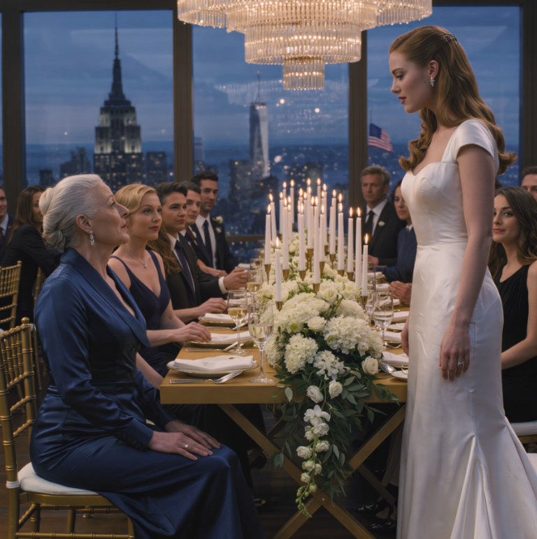 Kupiłam córce apartament typu penthouse w prezencie ślubnym. Zapłaciłam za miejsce, kwiaty i suknię. Ale dzień przed ślubem powiedziała: „A tak przy okazji, mamo, nie przyprowadzaj żadnych starych znajomych. Pewnie nie będą się czuli komfortowo w tak eleganckim miejscu”. Uśmiechnęłam się tylko. A kiedy następnego dnia szła do ołtarza, otrzymała bardzo wyjątkową „przesyłkę”.