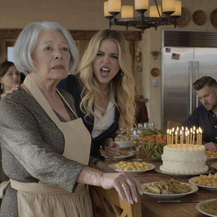 Podczas urodzin mojej synowej, w moim własnym domu, przy stole w jadalni, który kupiłam, spokojnie powiedziała: „Nie zapraszałam cię, proszę, wyjdź na zewnątrz”. Kiedy cicho usiadłam na przyjęciu, które przygotowywałam od piątej rano, podniosła głos i poprosiła mnie, żebym wyszła na oczach wszystkich gości – a potem cała sala zamilkła, gdy usłyszała, co zrobiłam.