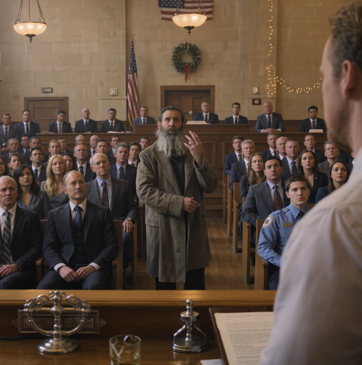 w Wigilię mój brat aresztował mnie na oczach całej rodziny, ale bezdomny, któremu przynosiłam kawę, wszedł do sądu i zrobił coś, czego nikt się nie spodziewał