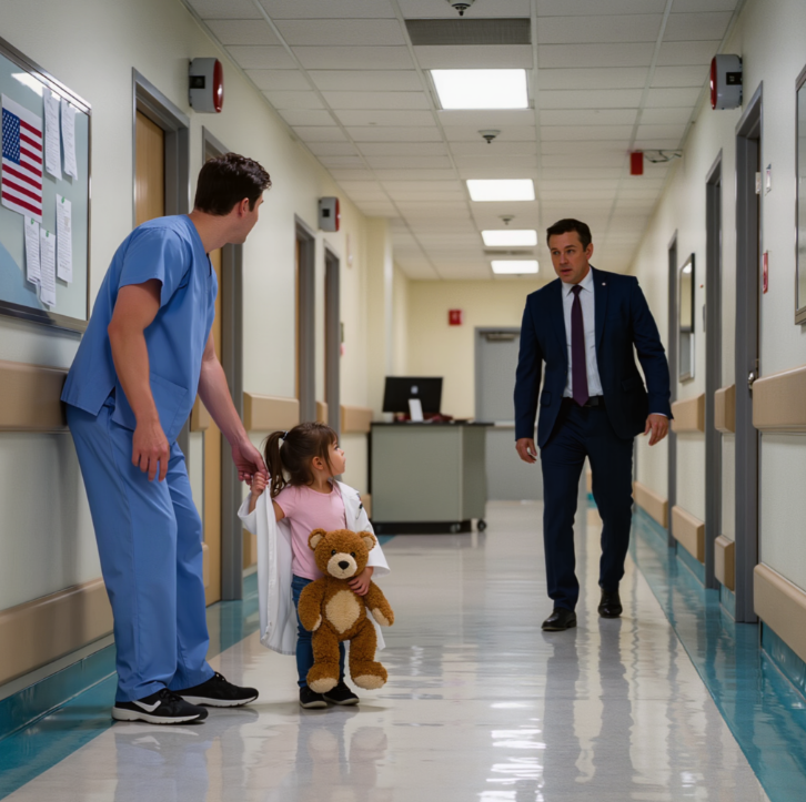 Dzień, w którym mała dziewczynka na szpitalnym korytarzu zmieniła życie miliardera na zawsze