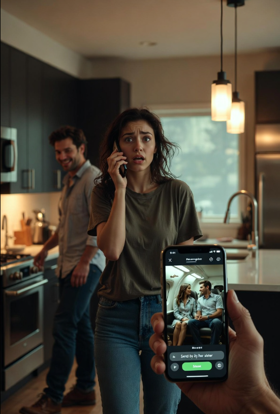 Zadzwoniła do mnie moja siostra, pilotka. „Muszę cię o coś dziwnego zapytać. Twój mąż… jest teraz w domu?” „Tak” – odpowiedziałam – „siedzi w salonie”. Jej głos zniżył się do szeptu. „To nie może być prawda. Bo właśnie go obserwuję z inną kobietą. Właśnie wsiedli na mój samolot do Paryża”. Właśnie usłyszałam, jak drzwi za mną się otwierają.